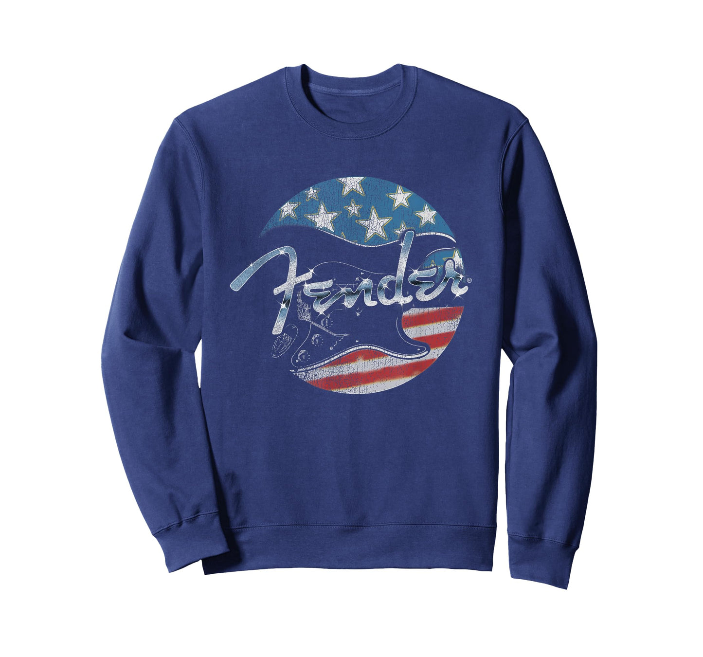 Fender 4th of July Red White & Rock Vintage Badge T-Shirt
