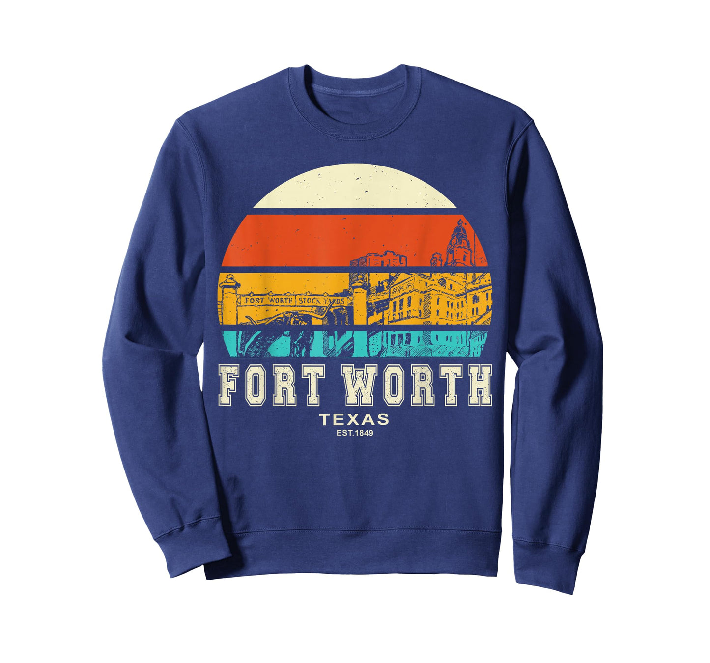 Fort Worth Stockyards Vintage T-Shirt, Small, Black
