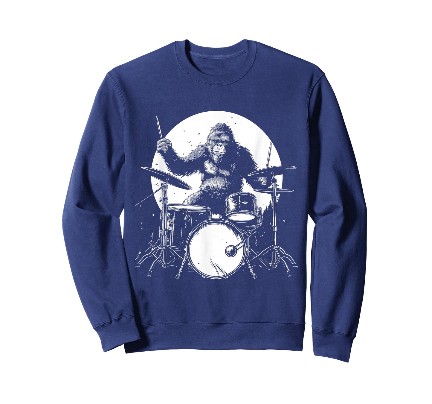 Bigfoot Drummer - Funny Sasquatch Drummer T-Shirt