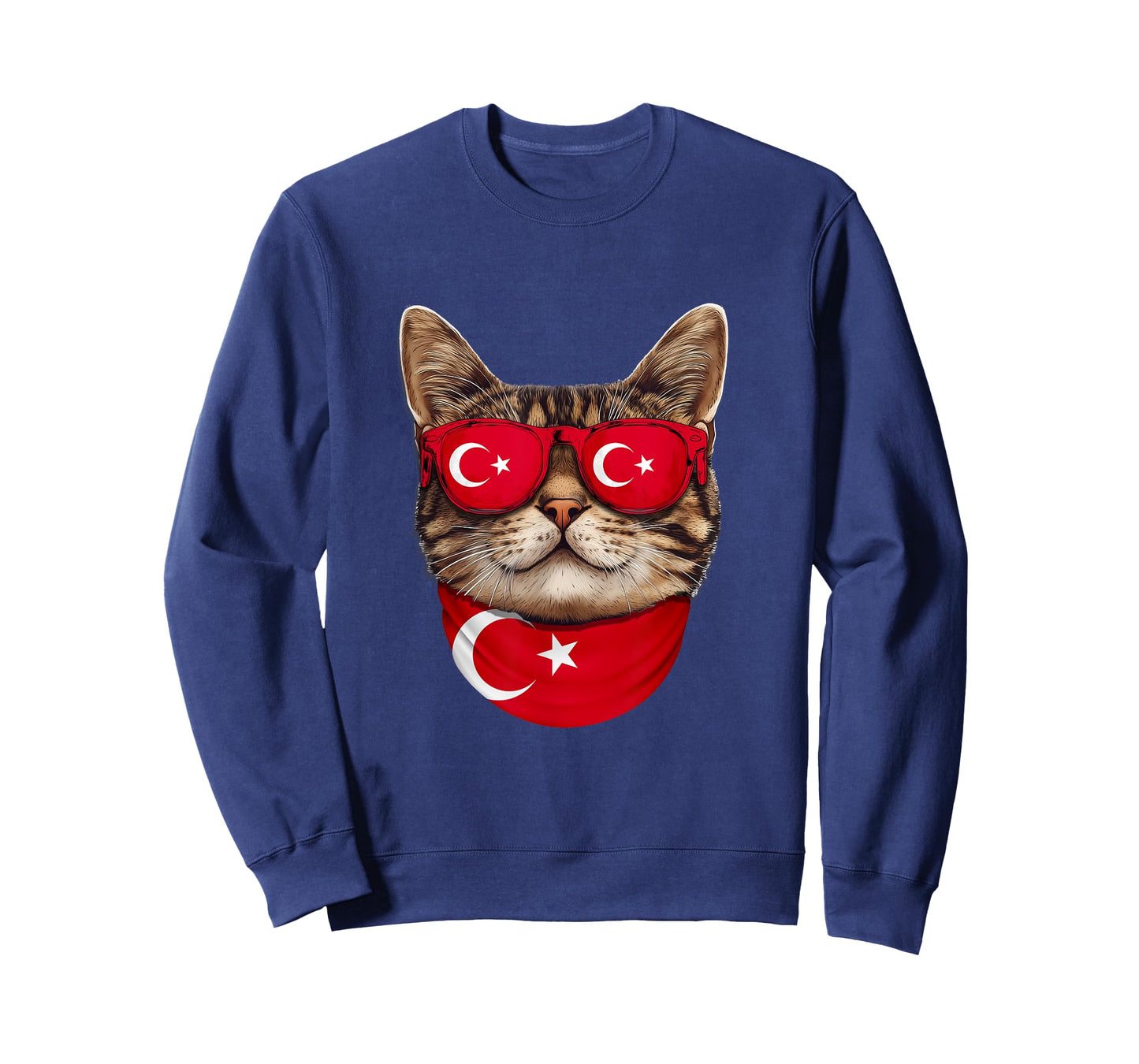 Turkish Flag American Bengal Cat Heritage Turkey T-Shirt