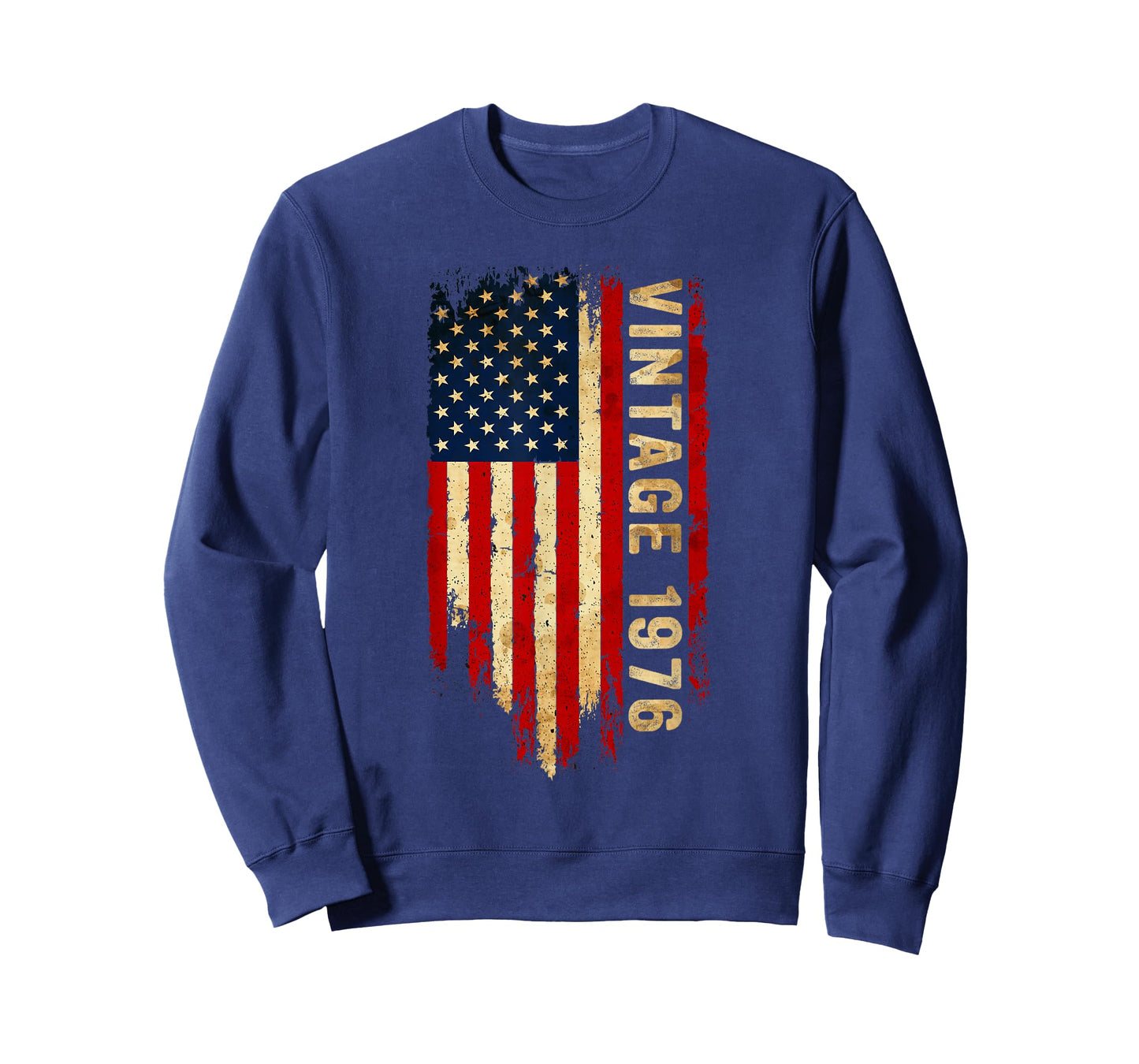 Vintage 1976 Made In 1976 American Flag 50th Birthday Gifts T-Shirt