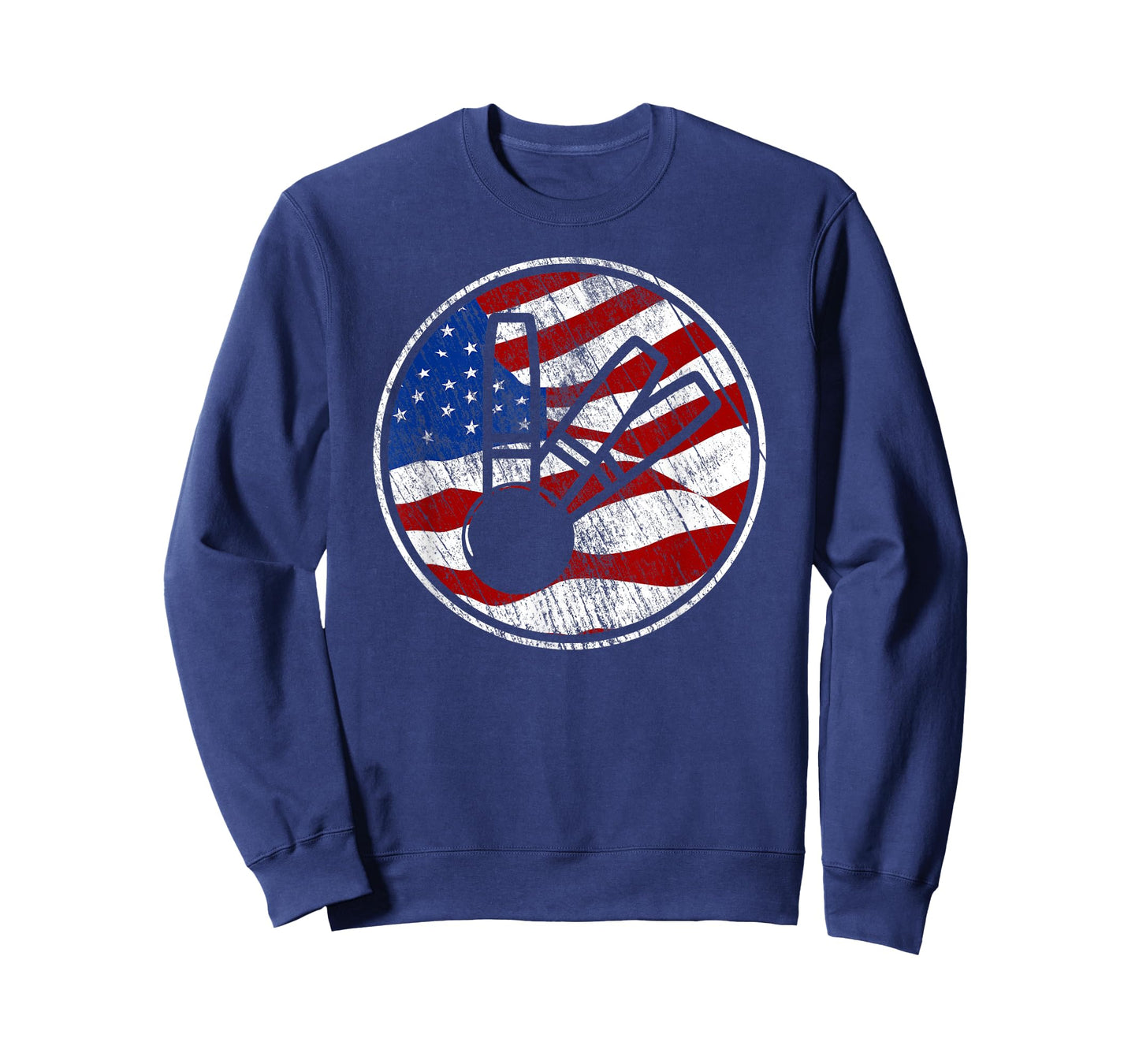 Candlepin Bowling American Flag - Vintage Candlepin Bowling T-Shirt