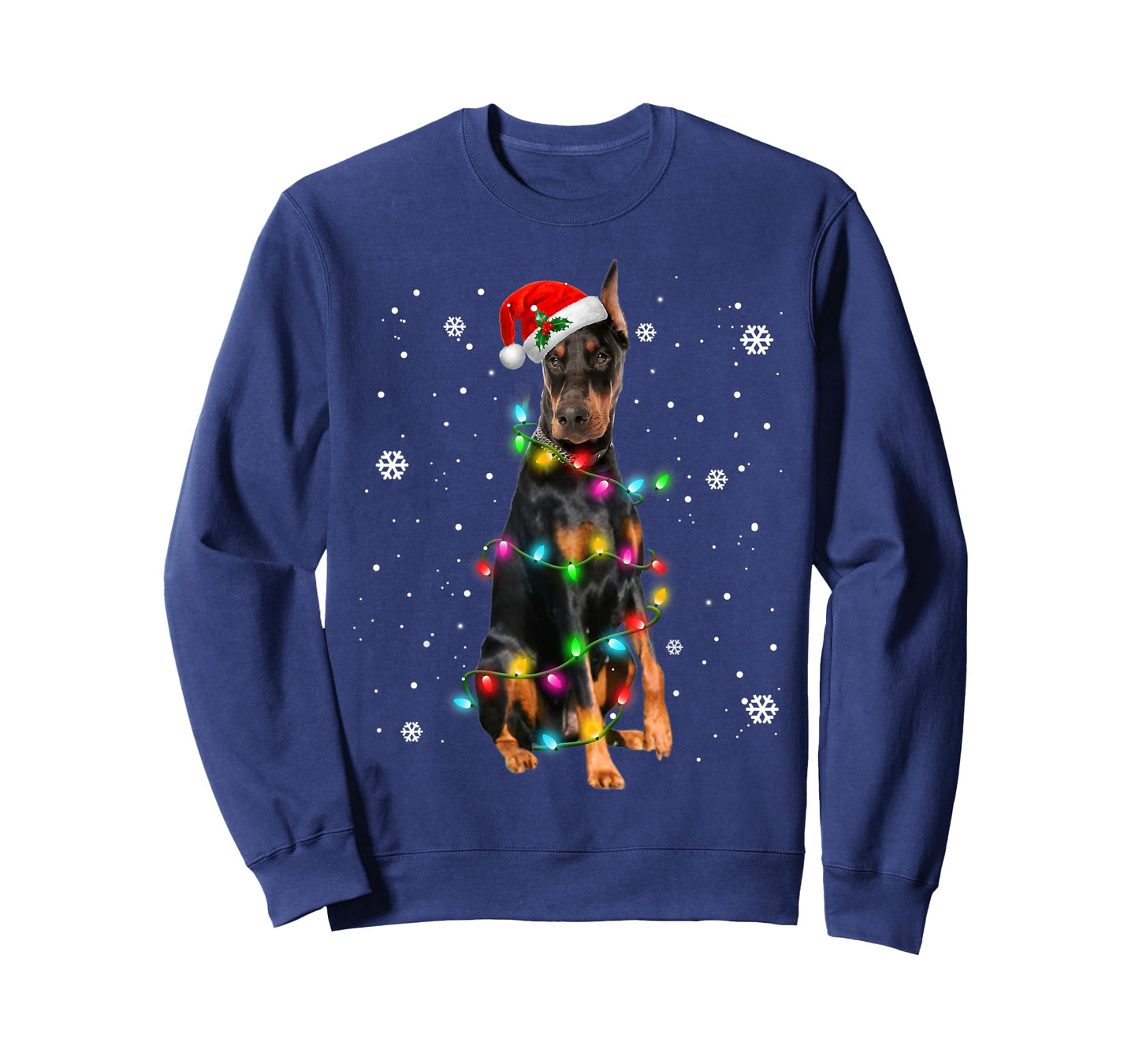 Doberman Pinscher Dogs Tree Christmas Sweater Xmas Pet Dog T-Shirt