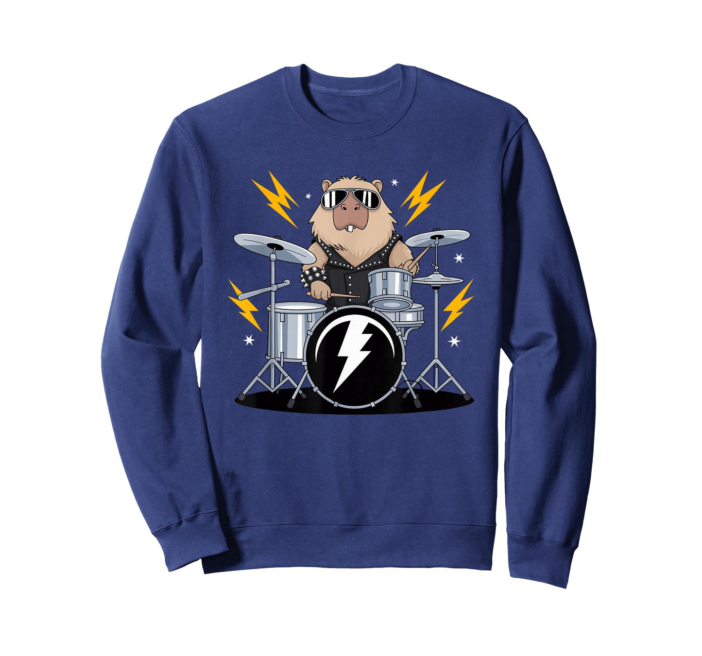 Capybara Drummer Capybaras Drum Drumming T-Shirt