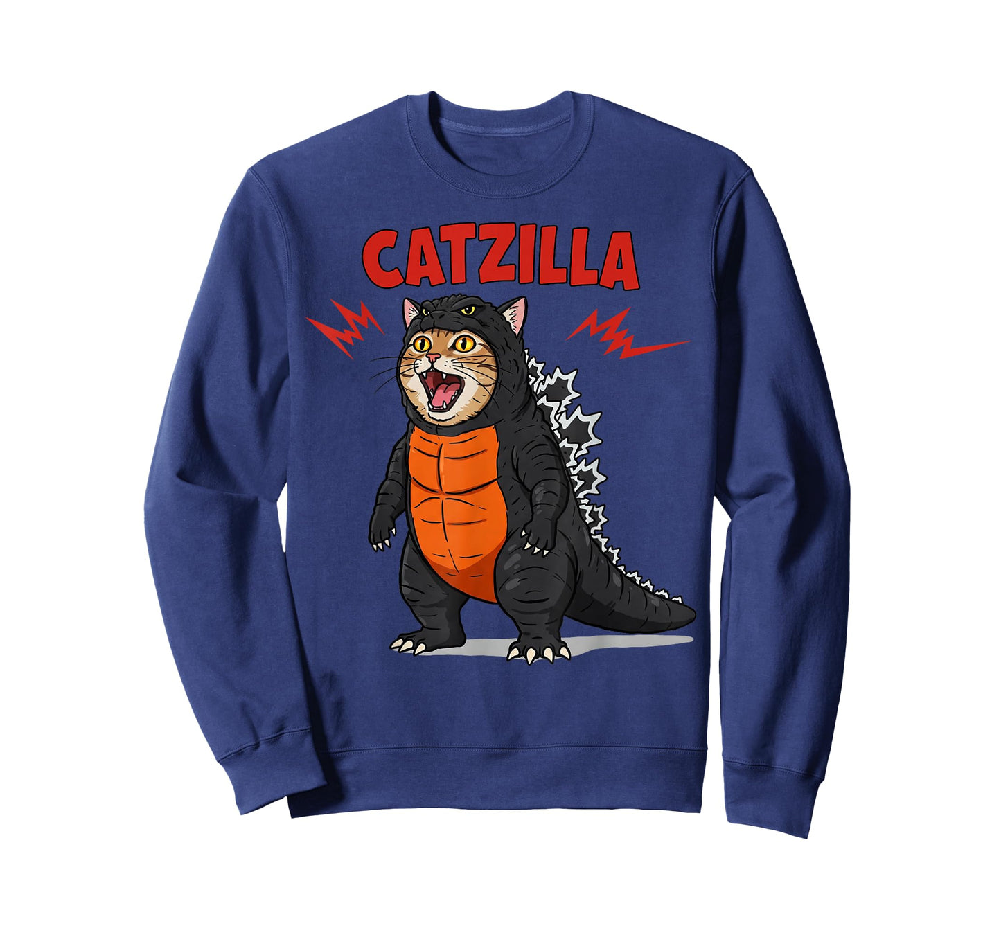 Cute Catzilla Cat Japanese Art Funny Gifts For Men Women Kid T-Shirt
