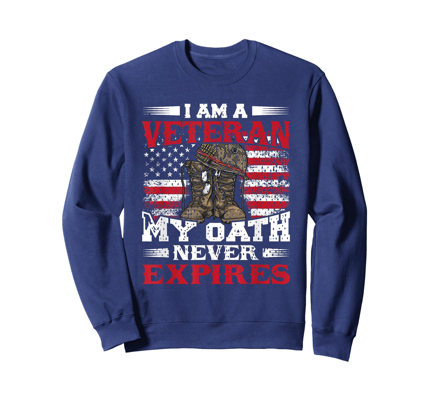 I Am A Veteran My Oath Never Expires - Veterans T-Shirt