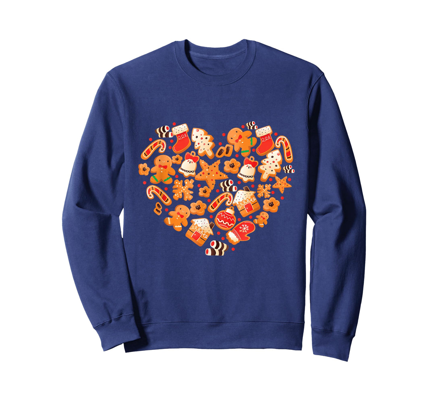Bake Baking Gingerbread Man Christmas Cookie Heart T-Shirt