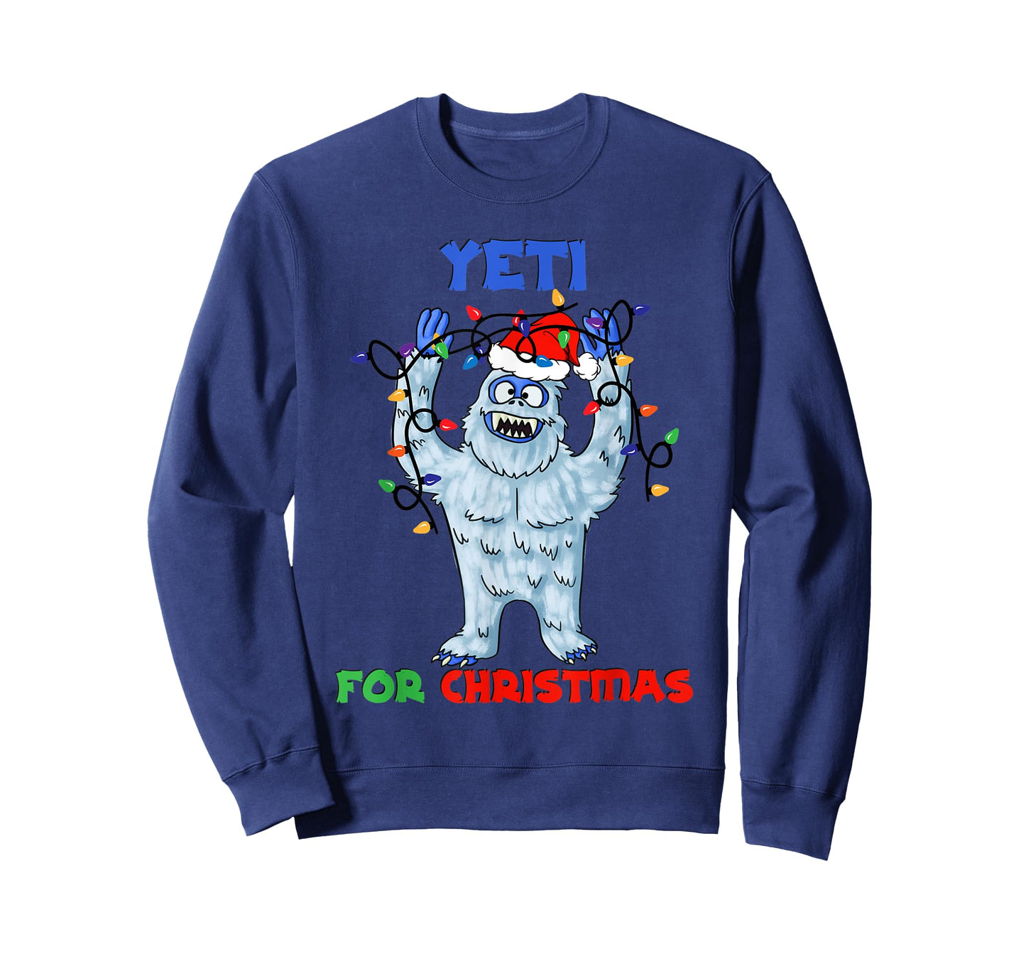 Abominable Snowman Yeti For Christmas Yeti Monster Holiday T-Shirt