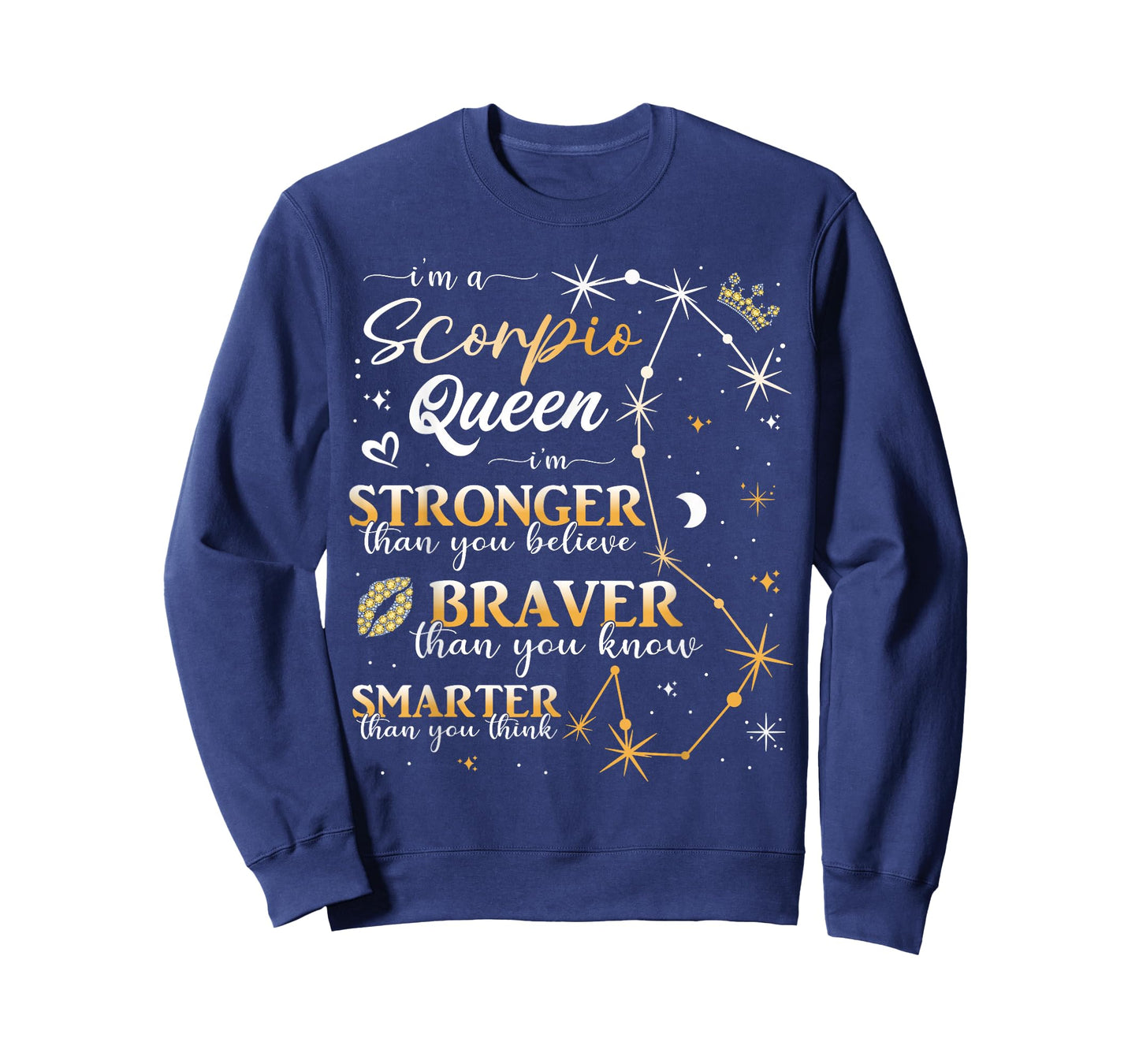 Scorpio Queen Scorpio Zodiac Sign Birthday Women Girls Lady T-Shirt