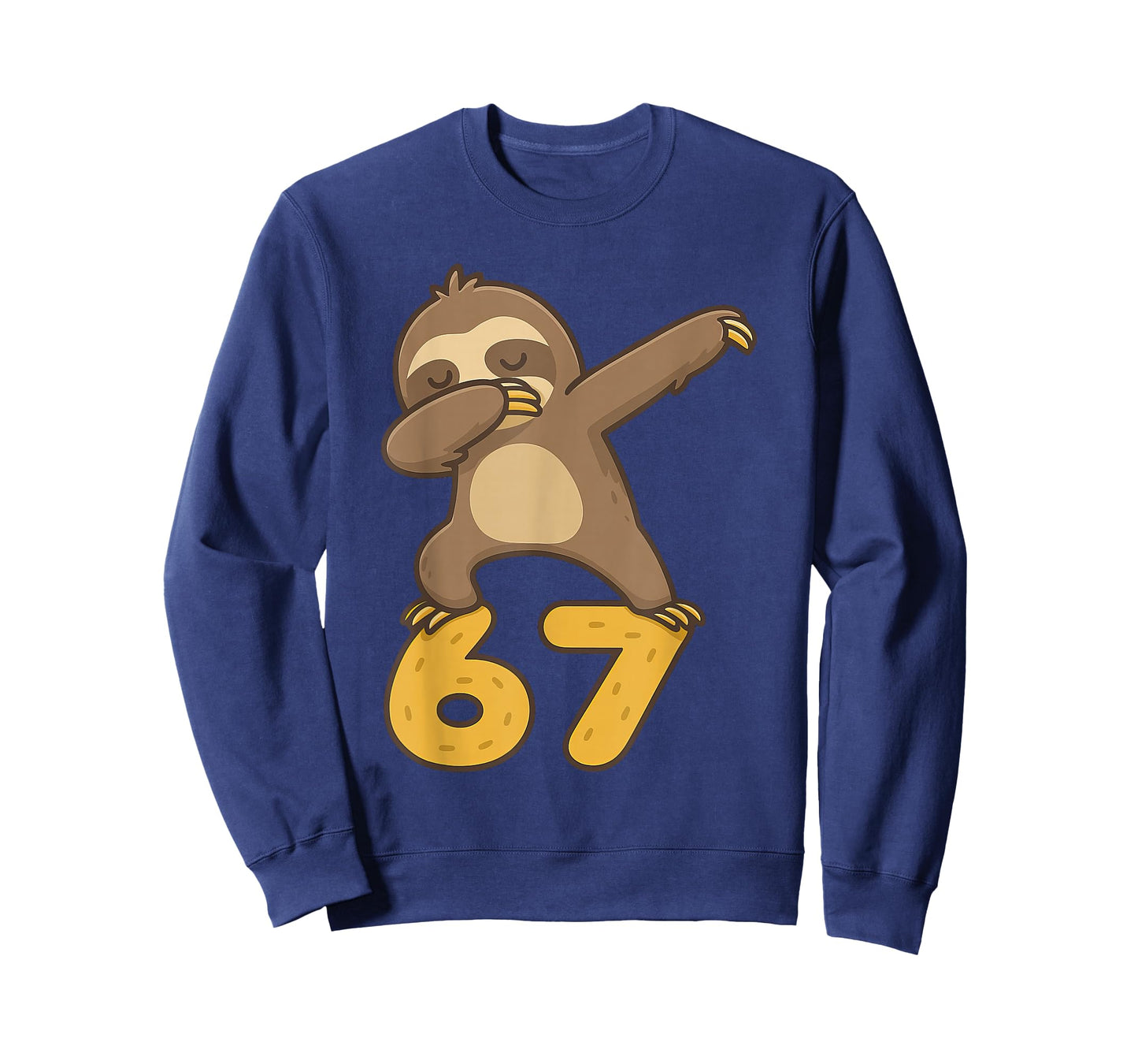 Funny Dabbing Sloth 67 Six Seven Meme T-Shirt
