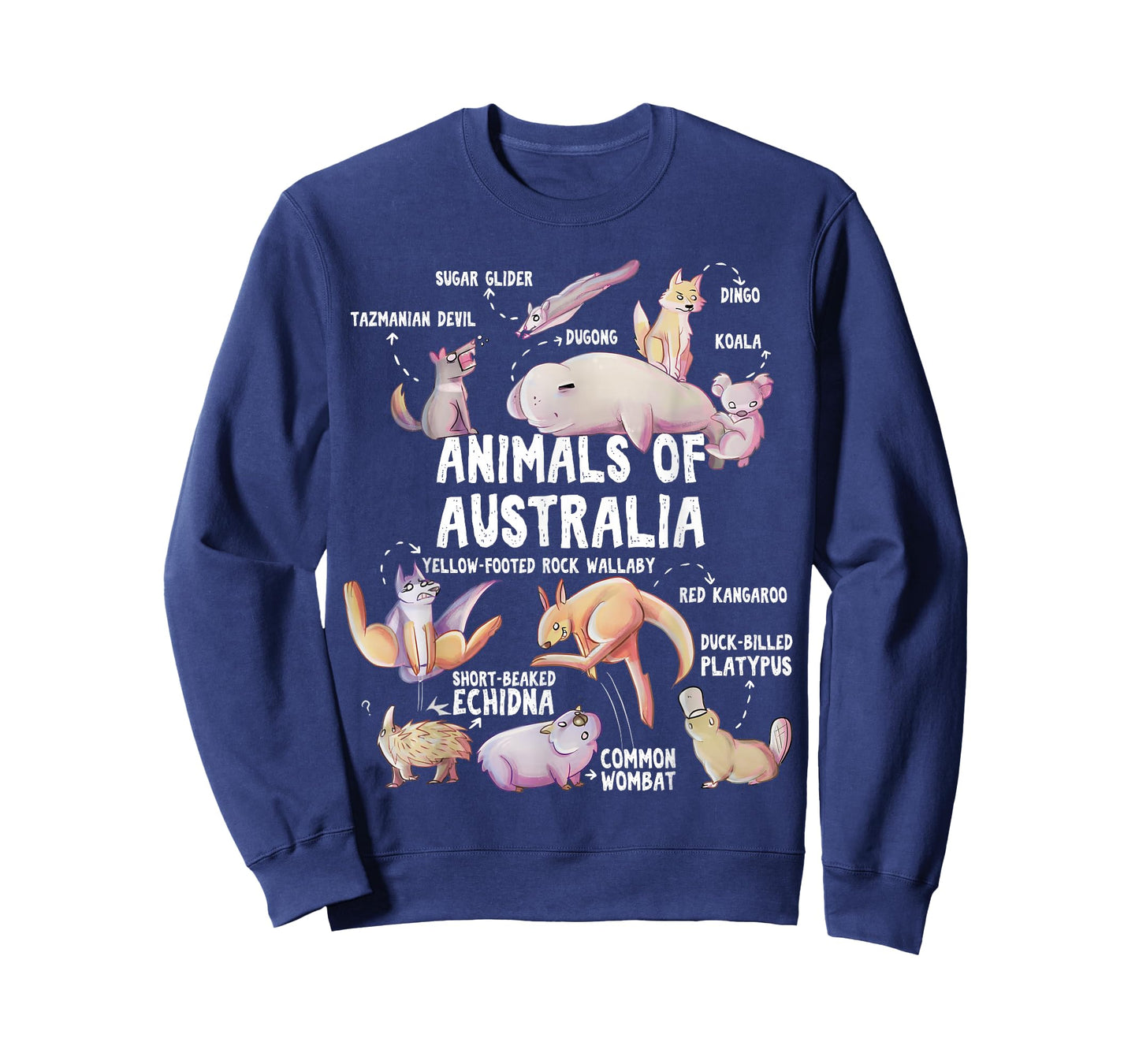 Animals of Australia Australian Animal Educational Gift Cute T-Shirt