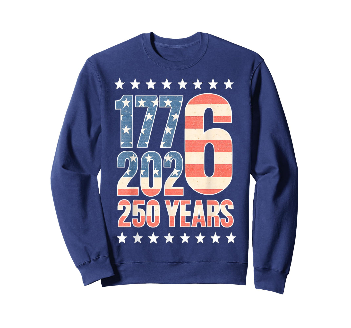 Retro American Flag Patriotic 250 Anniversary United States T-Shirt