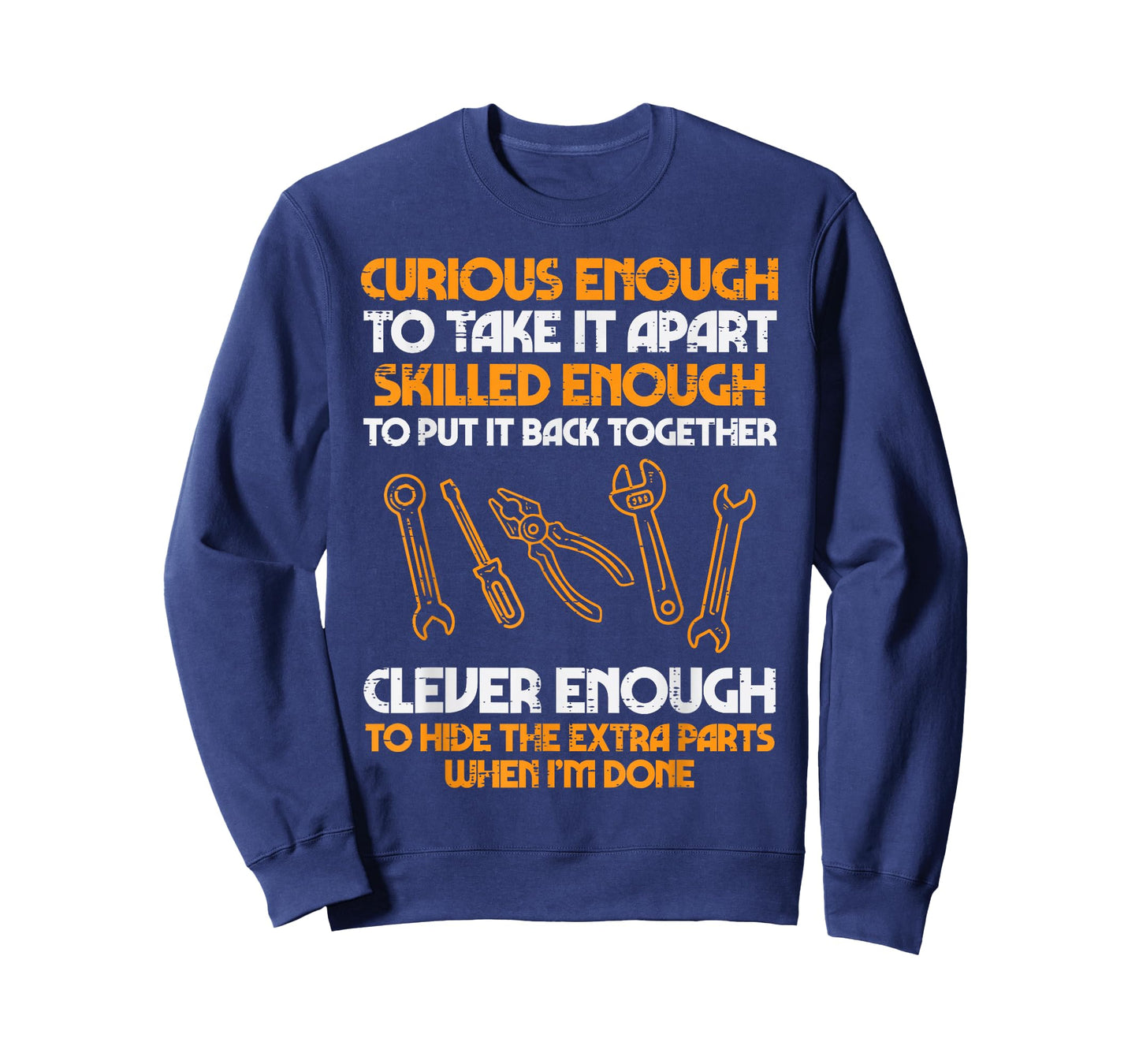 Curious Enough To Take It Apart Car Auto Garage Mechanic Men T-Shirt
