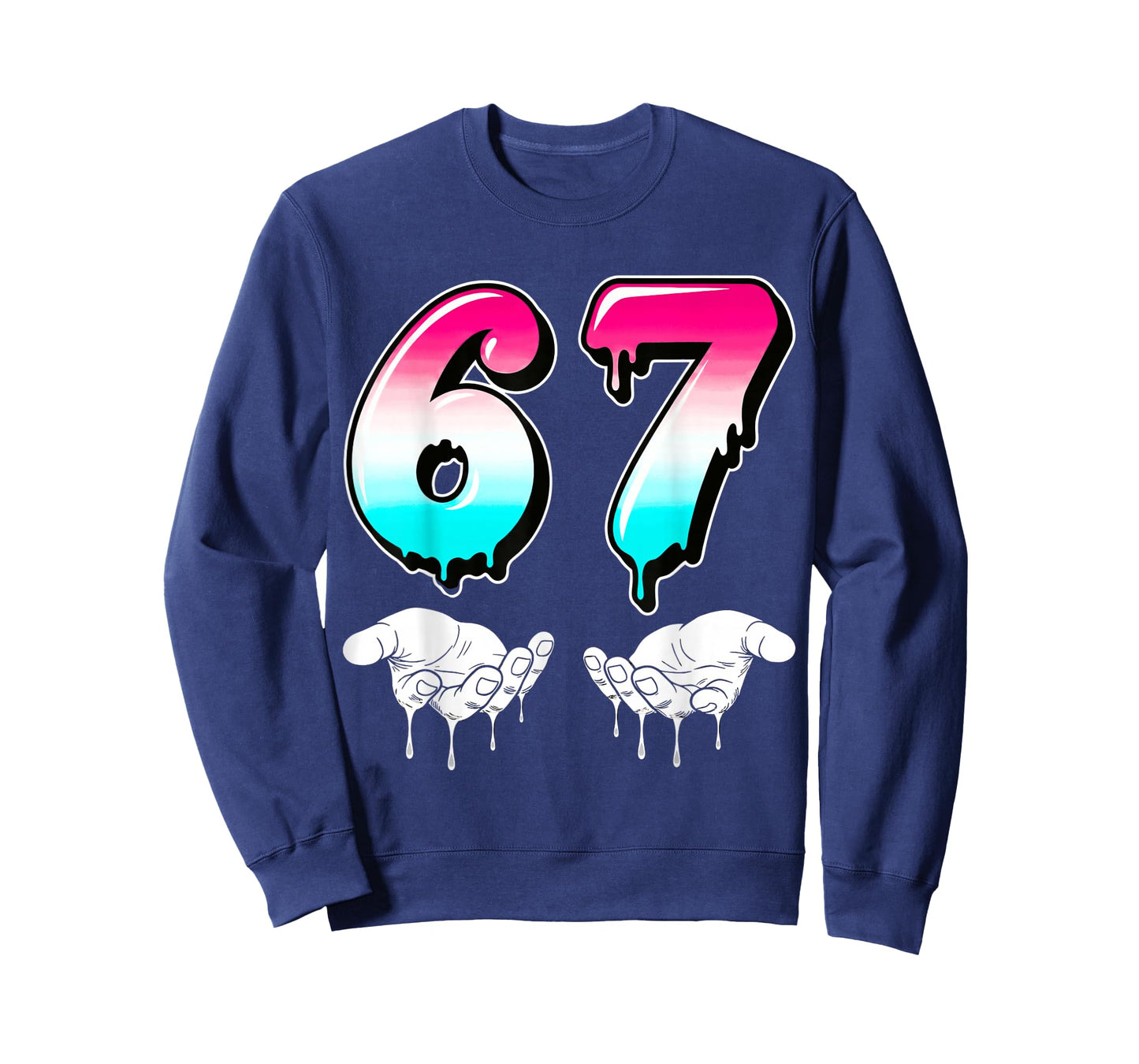 Cool Six Seven 6 7 Meme Gen Alpha Slang Costume Matching T-Shirt