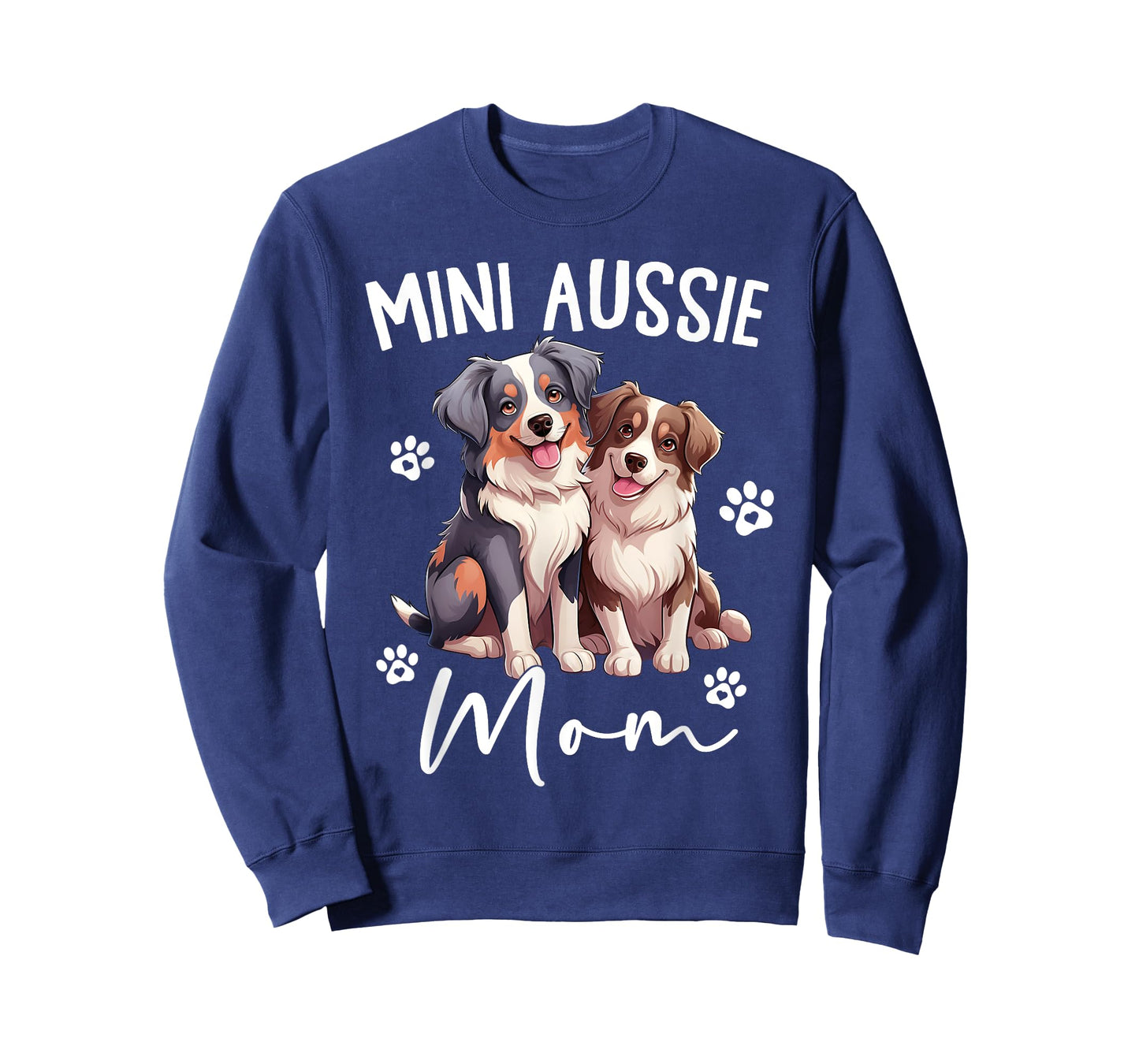 Aussie Mom Australian Shepherd World's Best Mini Aussie Mom T-Shirt