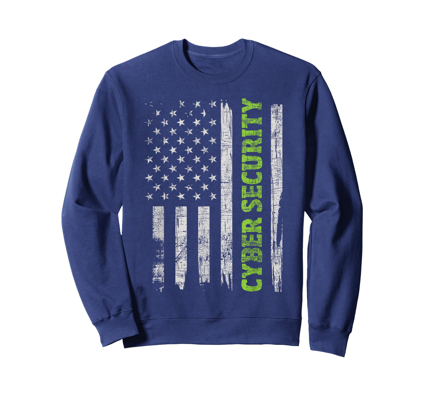 Cybersecurity - USA Flag Computer Engineer Programmer Hacker T-Shirt
