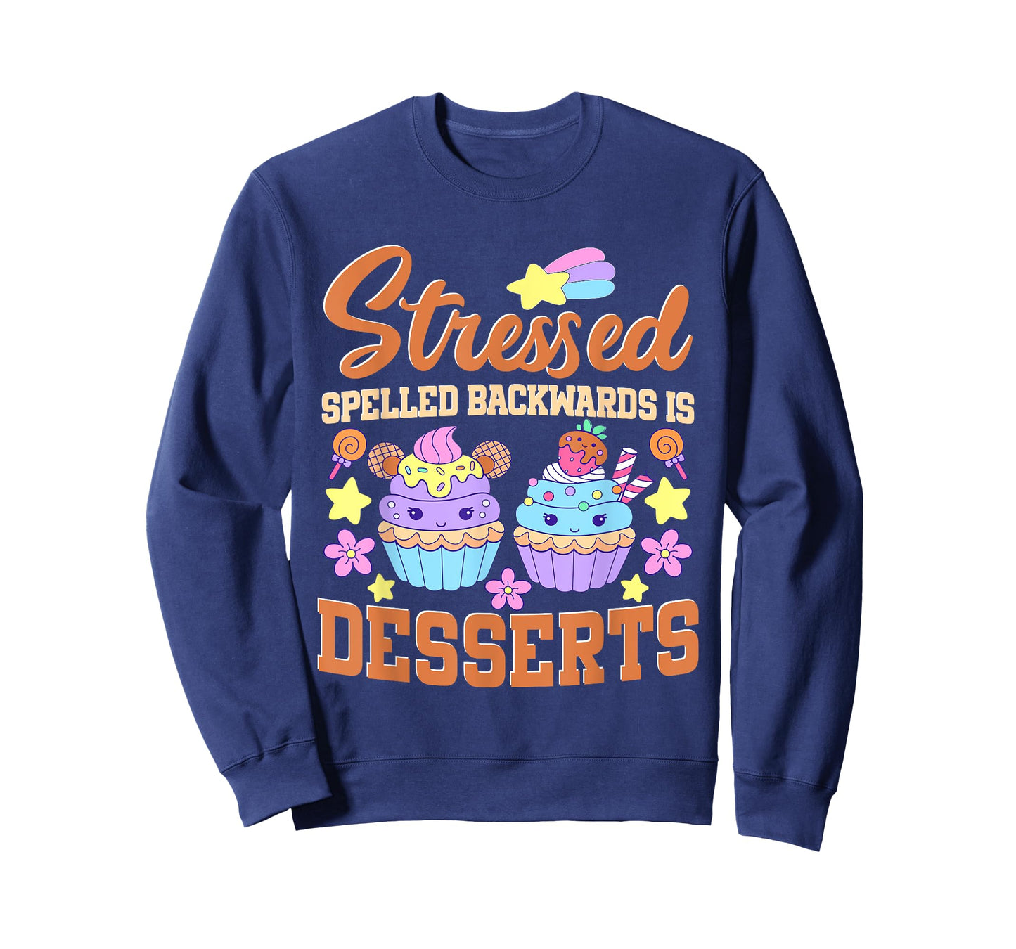 Baking Pastry Chef Stressed Spelled Backwards Is Desserts T-Shirt