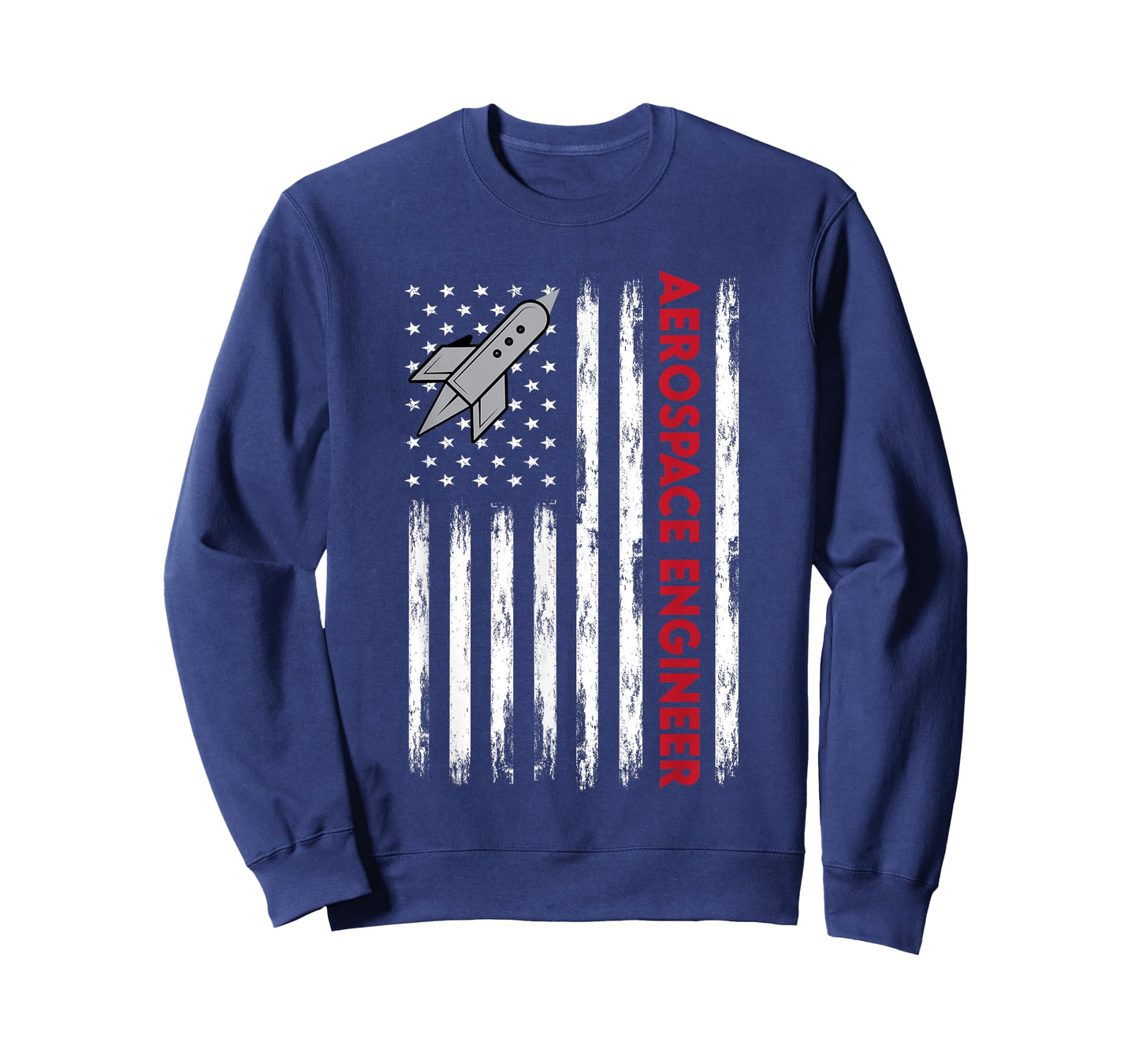 Aerospace Engineer USA Flag Design T-Shirt