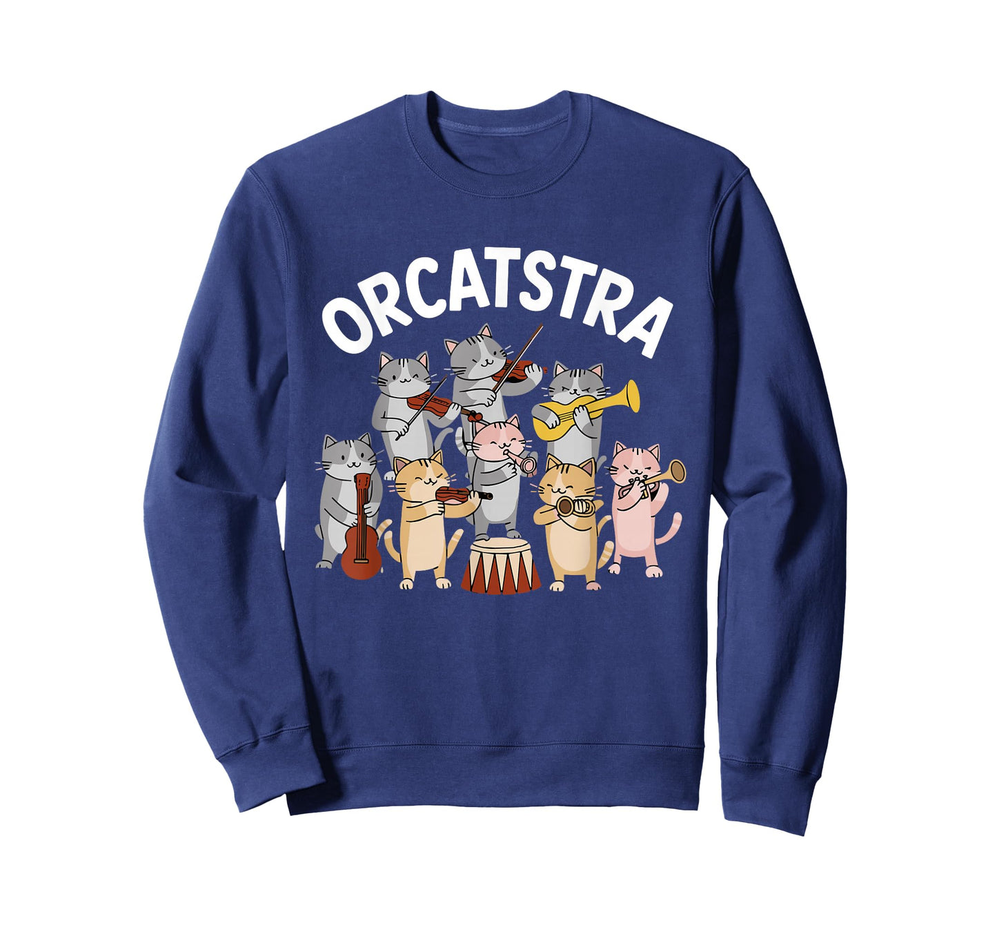 Orcatstra Cat Orchestra Funny Meme Internet Memes Cat Lover T-Shirt