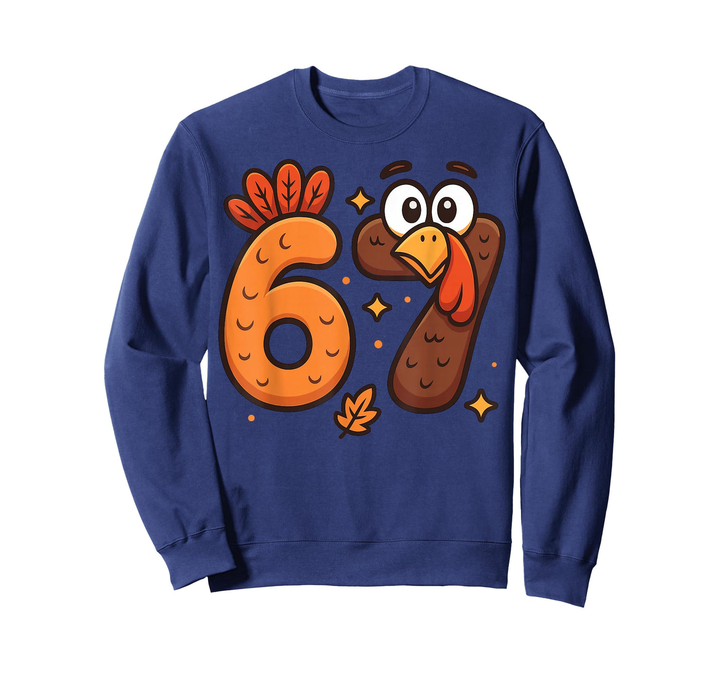 6 7 Turkey Six Seven Meme 67 Funny Thanksgiving Boy Girl Kid T-Shirt