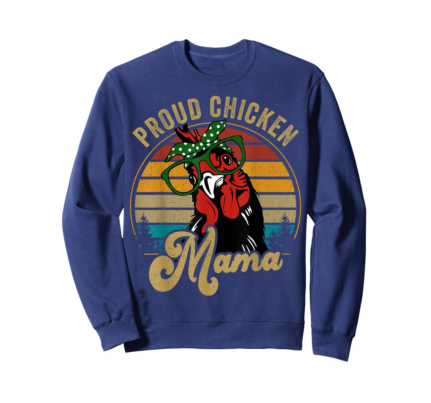 Chicken-Shirt Proud Chicken Mama Hen Mom Farmer Vintage T-Shirt