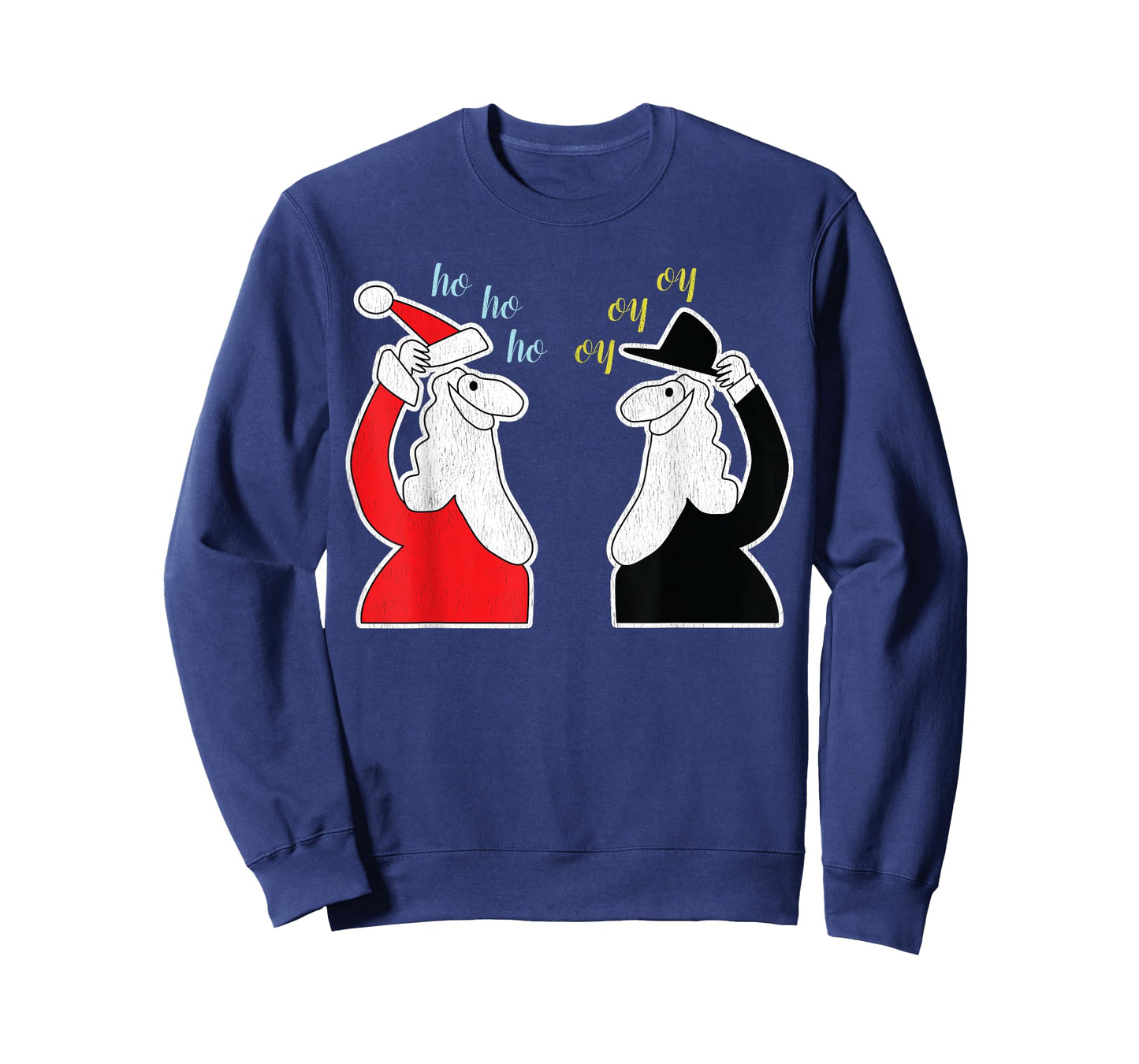Santa Claus And The Rabbi Funny Christmas T-Shirt