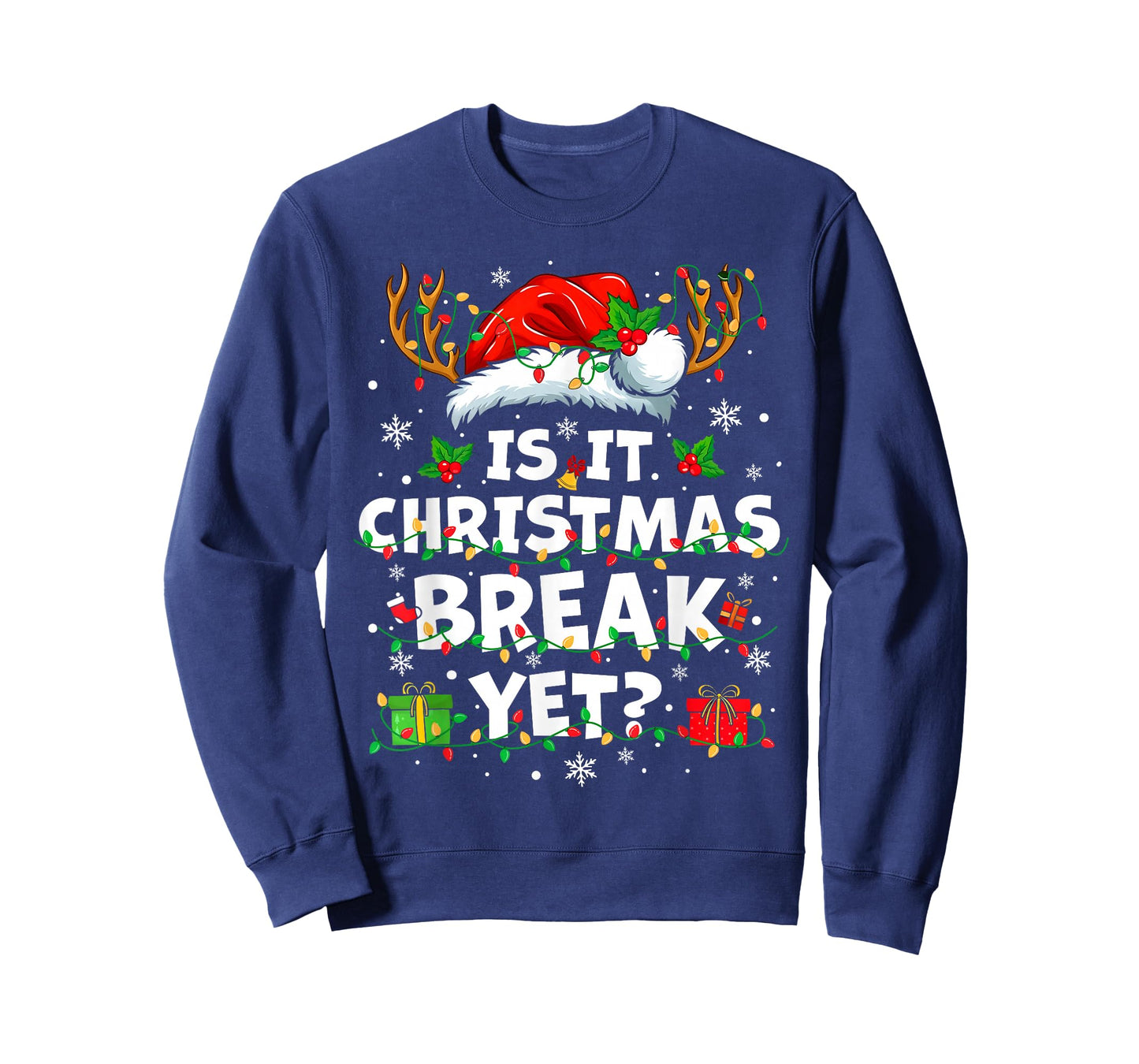 Funny Xmas Holiday is It Christmas Break Yet Teacher Women T-Shirt
