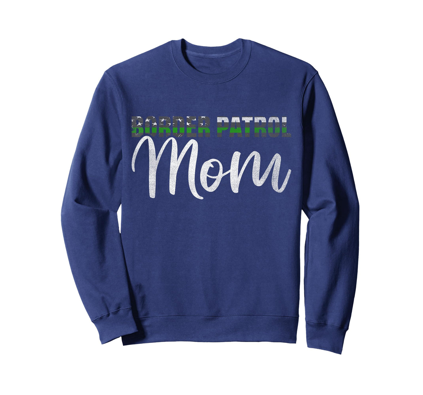 US Flag Border Patrol Mom T-Shirt