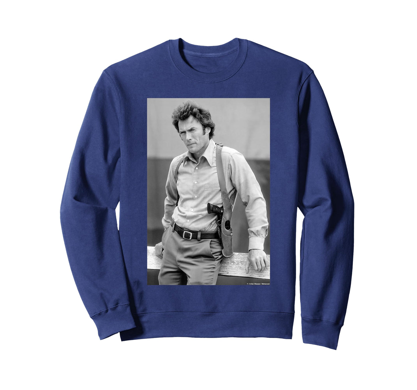 Clint Eastwood As Dirty Harry Magnum Force by Julian Wasser T-Shirt