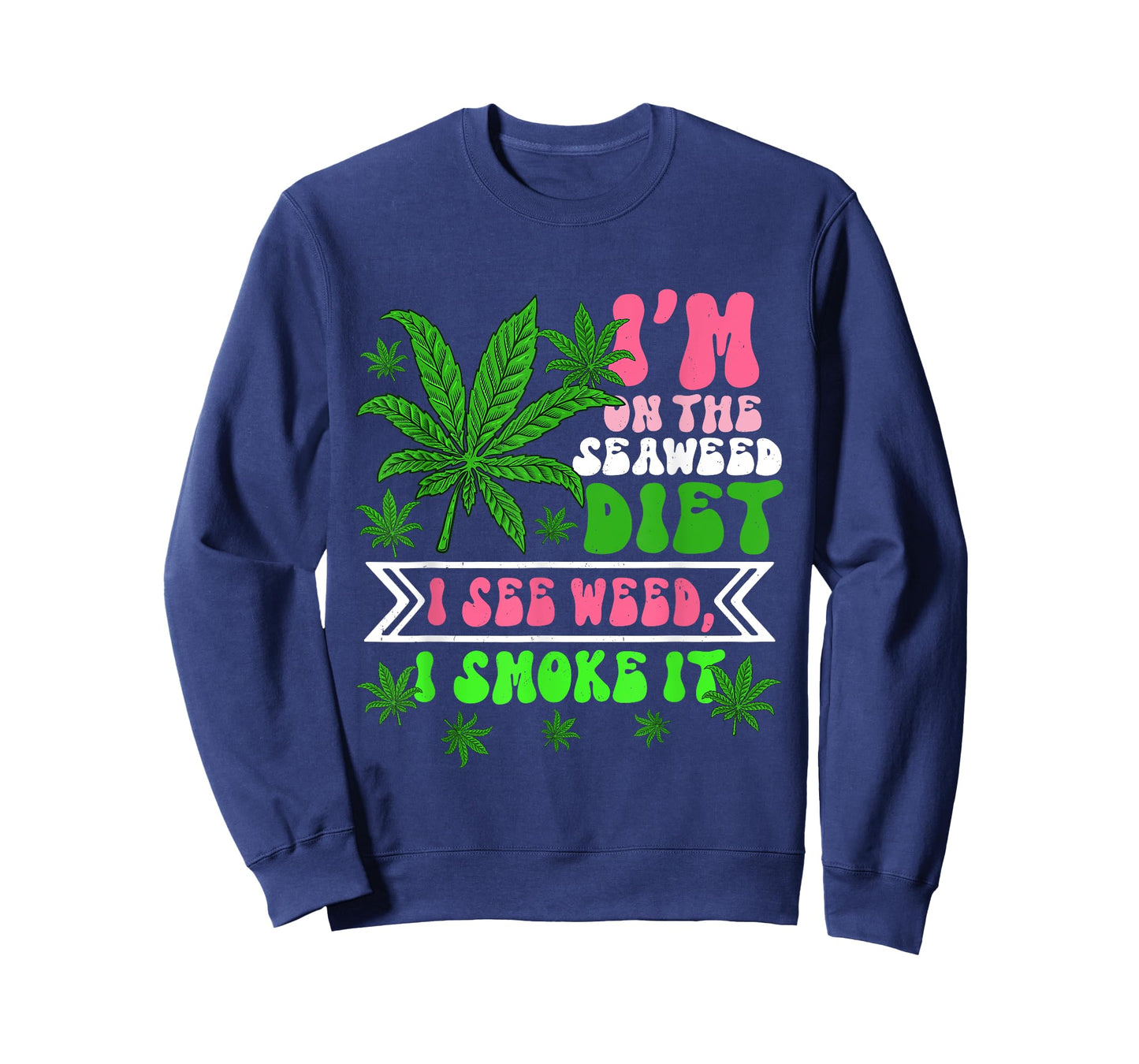 Cat Weed Marijuana 420 Smoker Funny Yes I Smell Like Weed T-Shirt