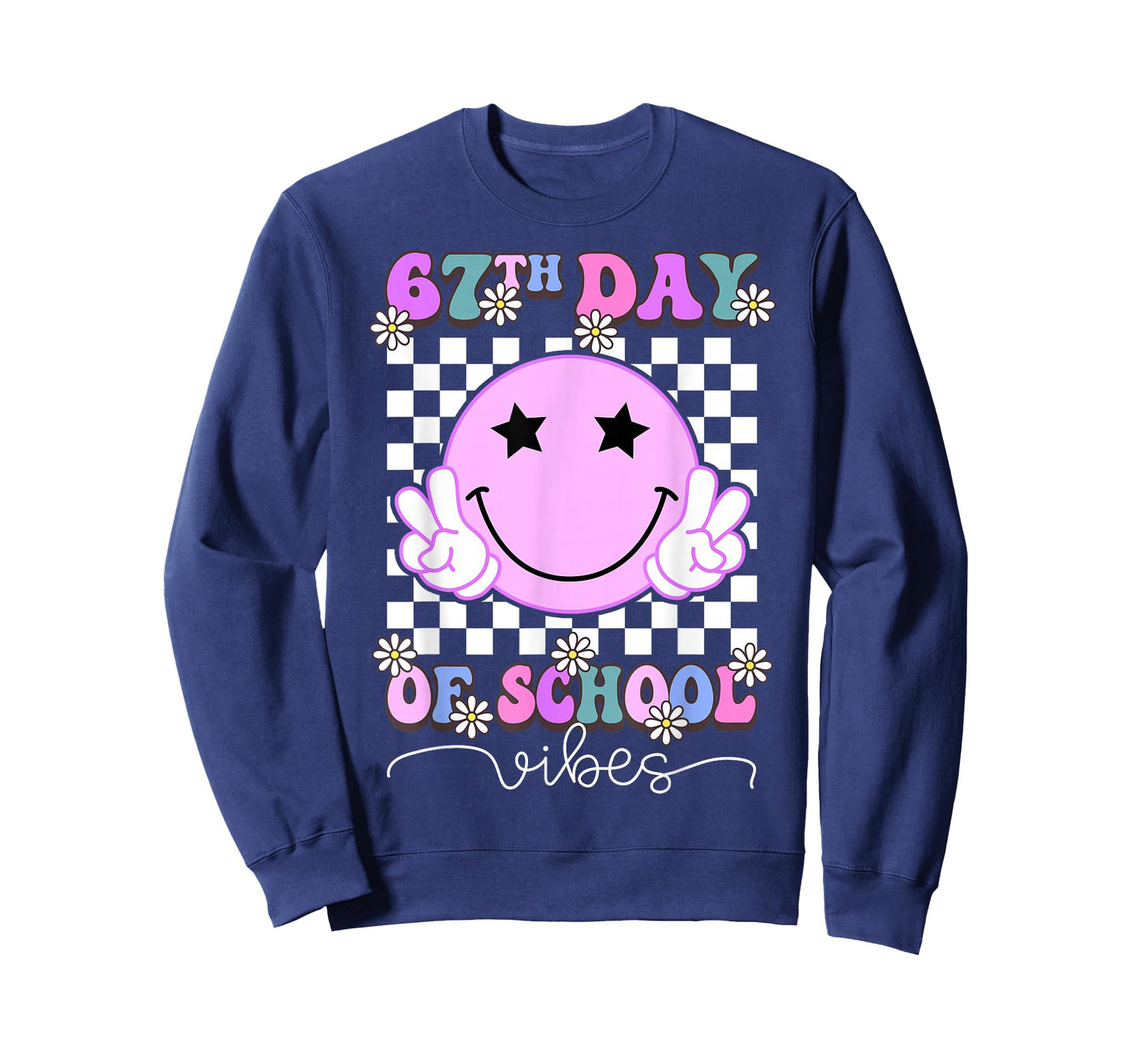67th Day of School Vibes Funny Six Seven 67 Meme Slang T-Shirt