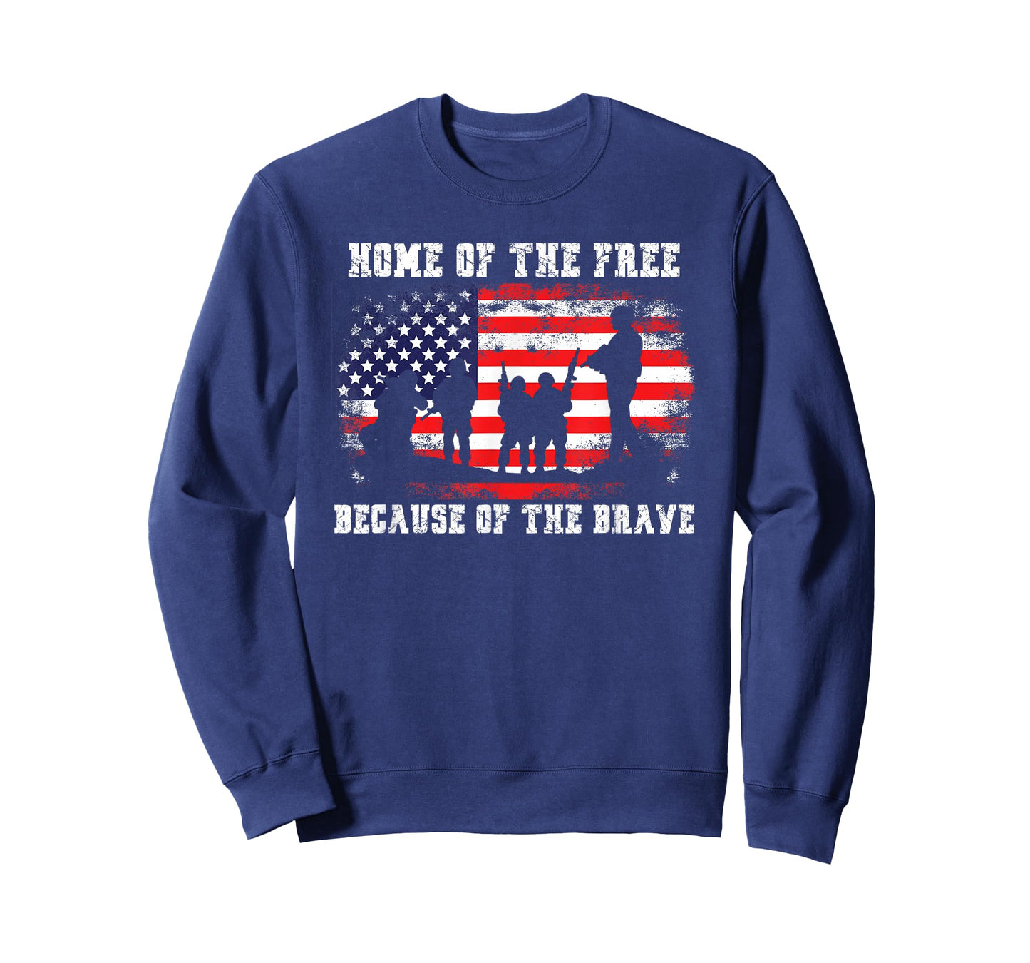 Home of The Free Because of The Brave American Flag T-Shirt
