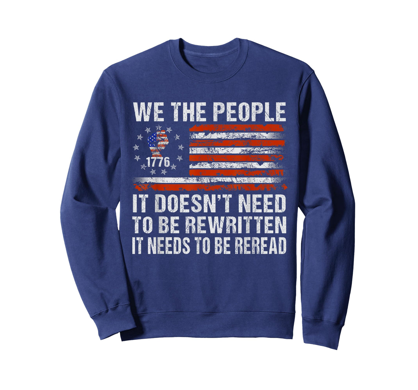 We The People American Flag Patriotic 1776 USA Retro Gifts T-Shirt