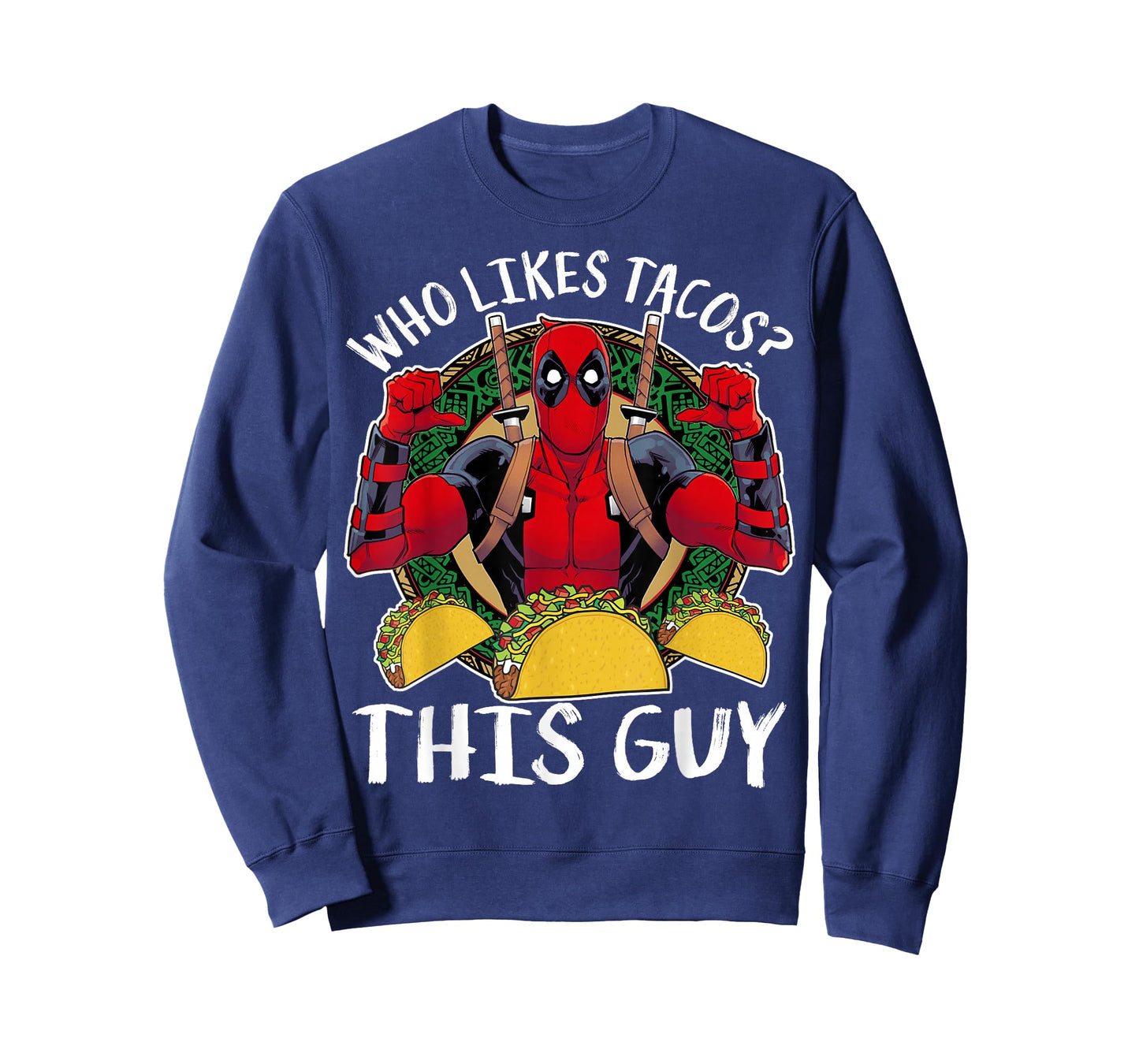 Marvel Deadpool Who Likes Tacos? This Guy Thumbs T-Shirt T-Shirt