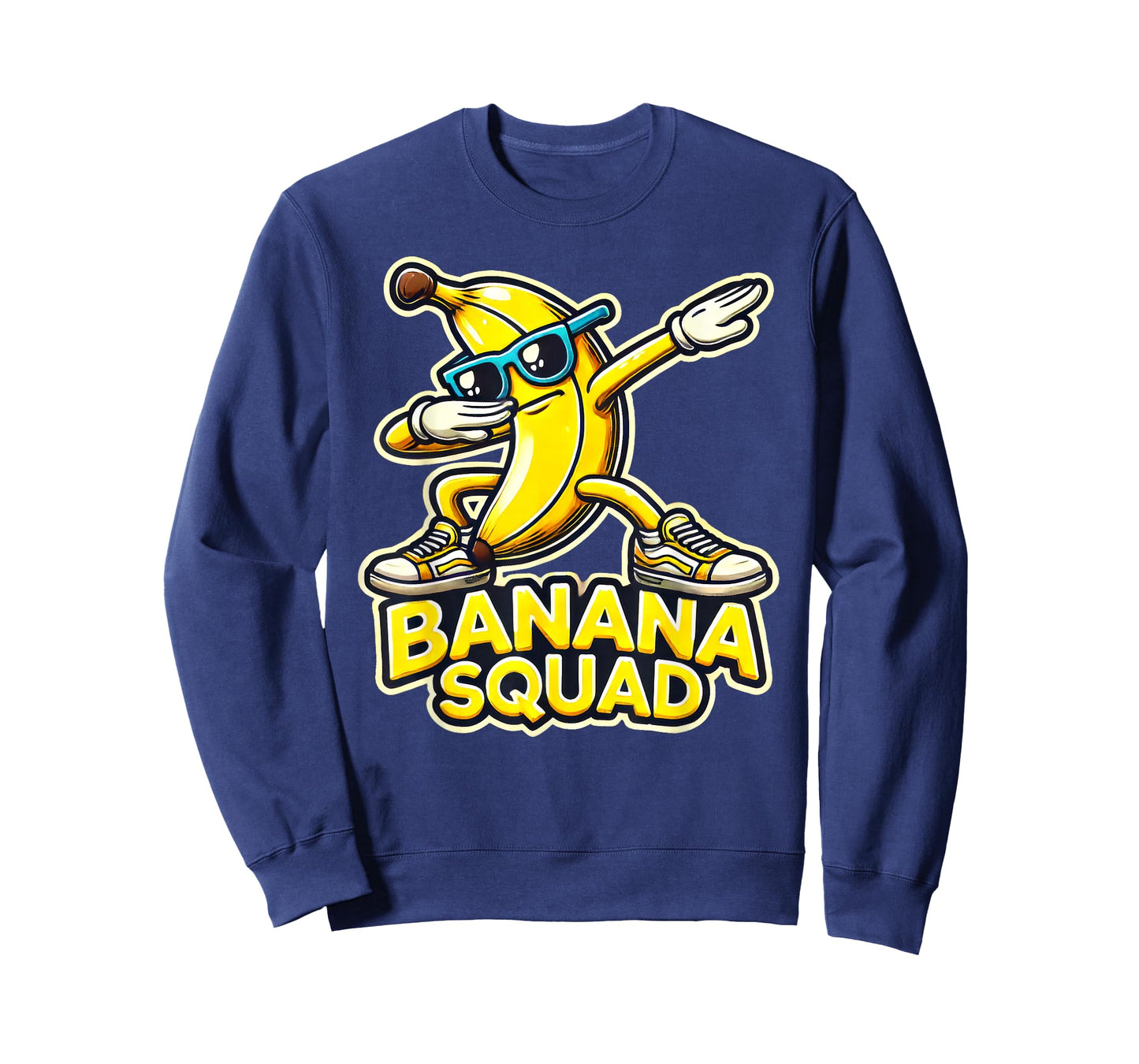 Banana Squad Funny Dabbing Banana Food & Dab Funky Fruit T-Shirt