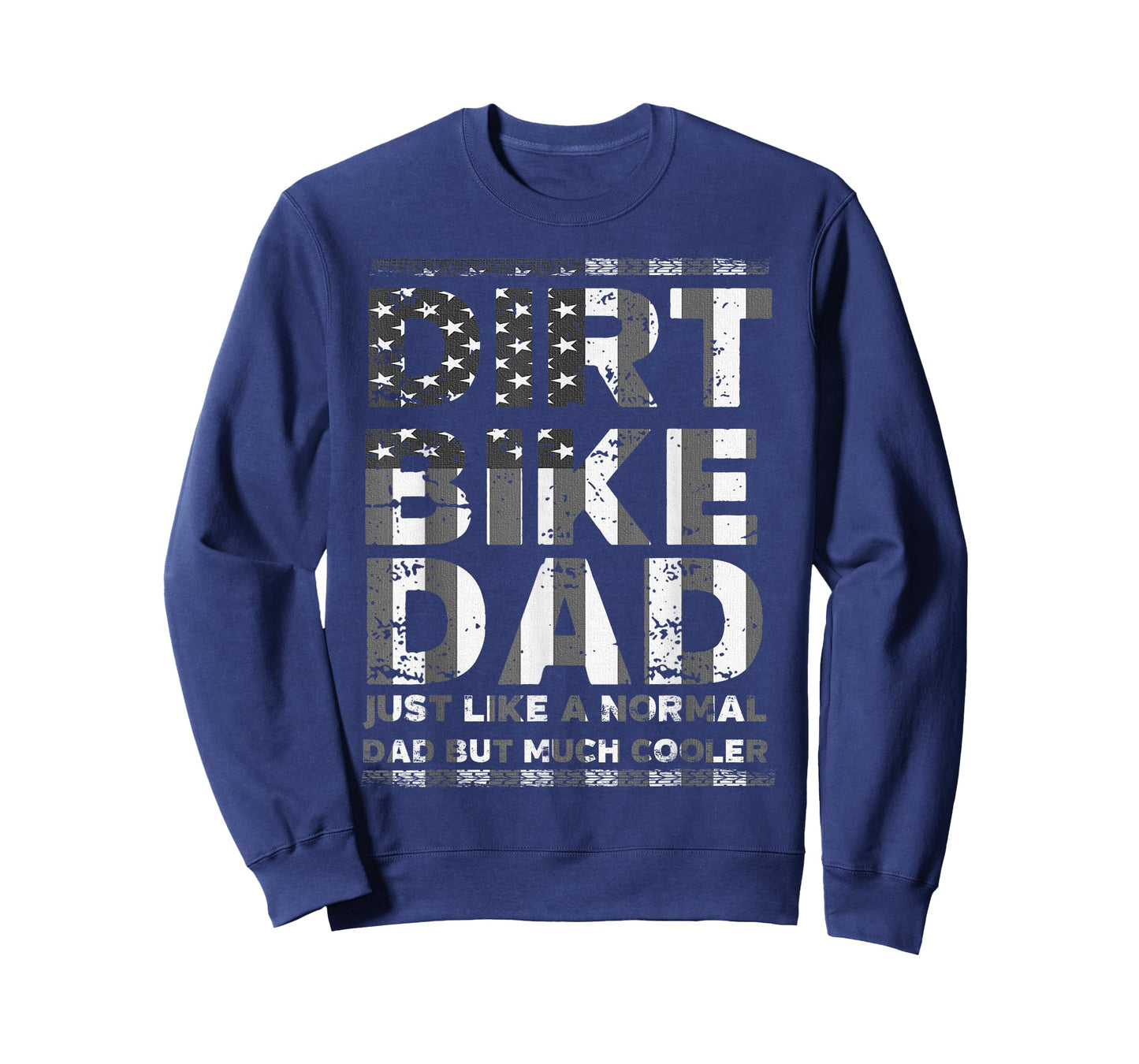 Dirt Bike DAD Bike T-Shirt | Motocross Enduro US Flag Shirt T-Shirt