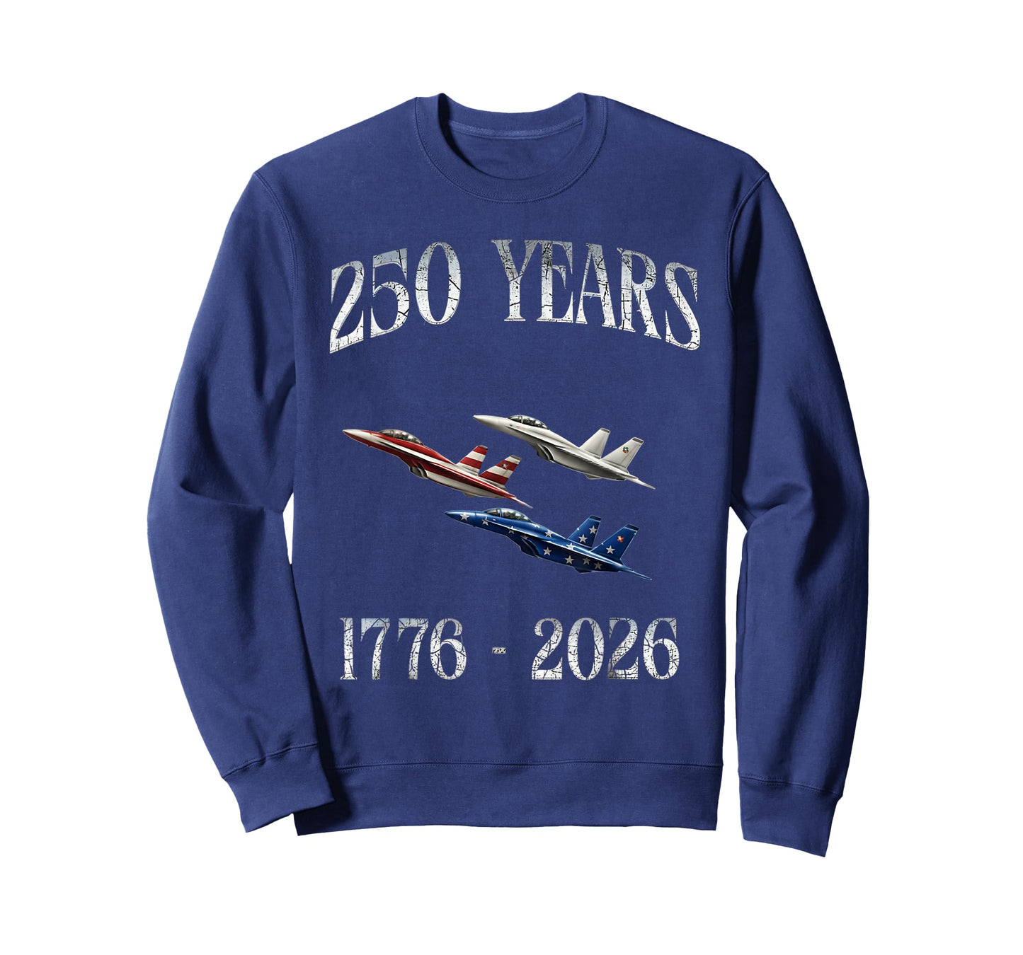 Fighter Jets Flag 250 Years 1776-2026 250th Birthday T-Shirt