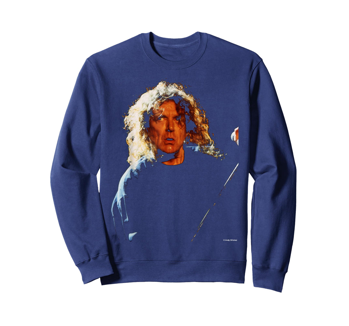 Led Zeppelin Singer Robert Plant Live By Andy Willsher T-Shirt