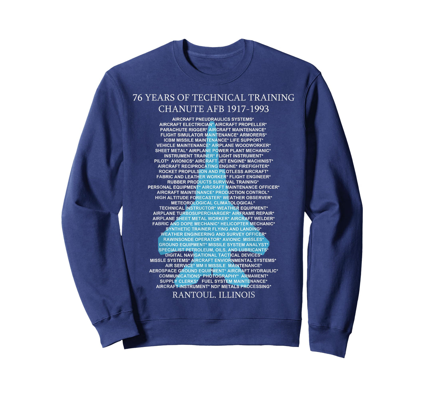 Chanute AFB F-15 EagleT-Shirt TShirt Rantoul, Illinois T-Shirt