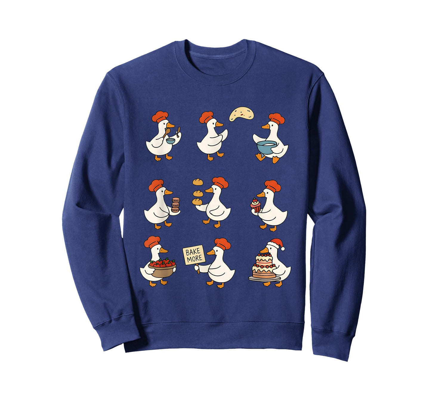 Cute Goose Baking Funny Baker Goose Chef Pastry Baker Lover T-Shirt