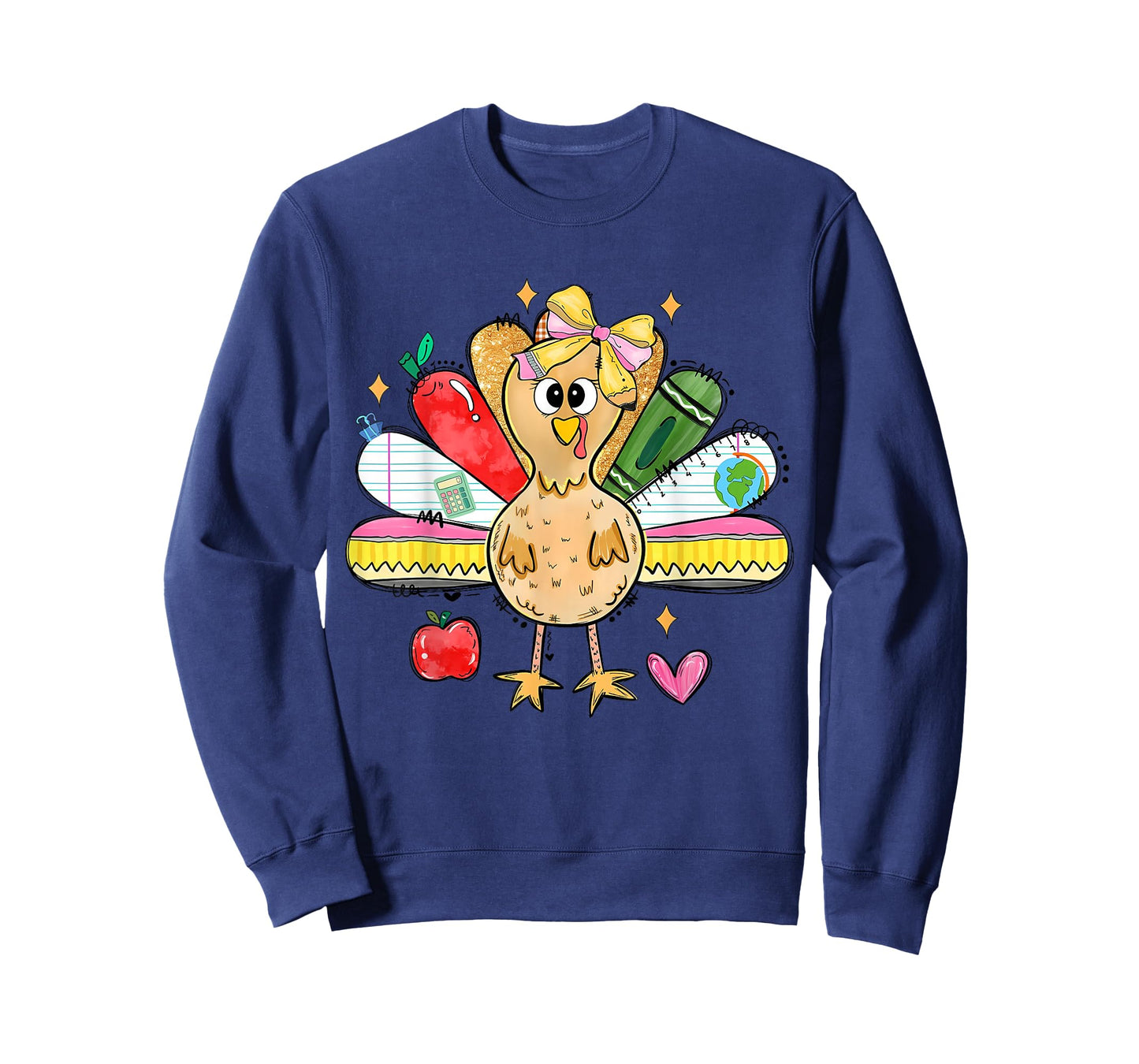 Cute School Turkey Thanksgiving Holiday Teacher Student T-Shirt
