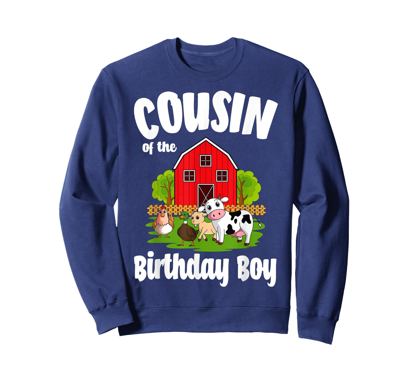 Cousin Of The Birthday Boy Farm Animal Bday Party T-Shirt