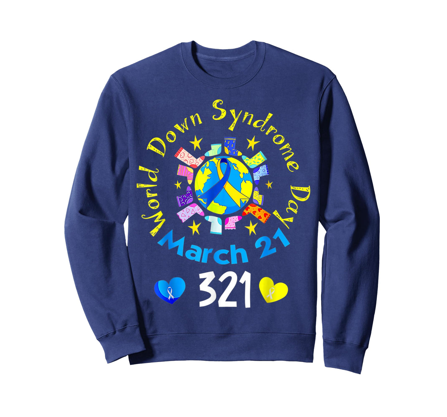 321 World Down Syndrome Awareness Day Rock Your Socks T-Shirt