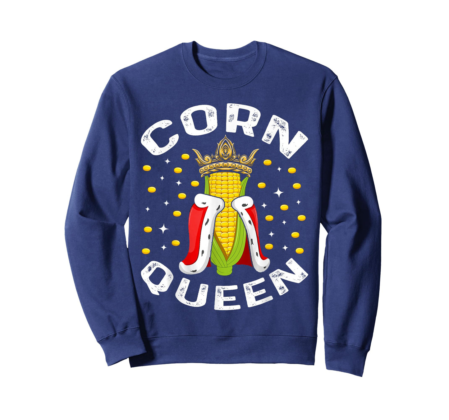Cool Corn Queen For Women Girls Food Farming Corn Cob Farmer T-Shirt
