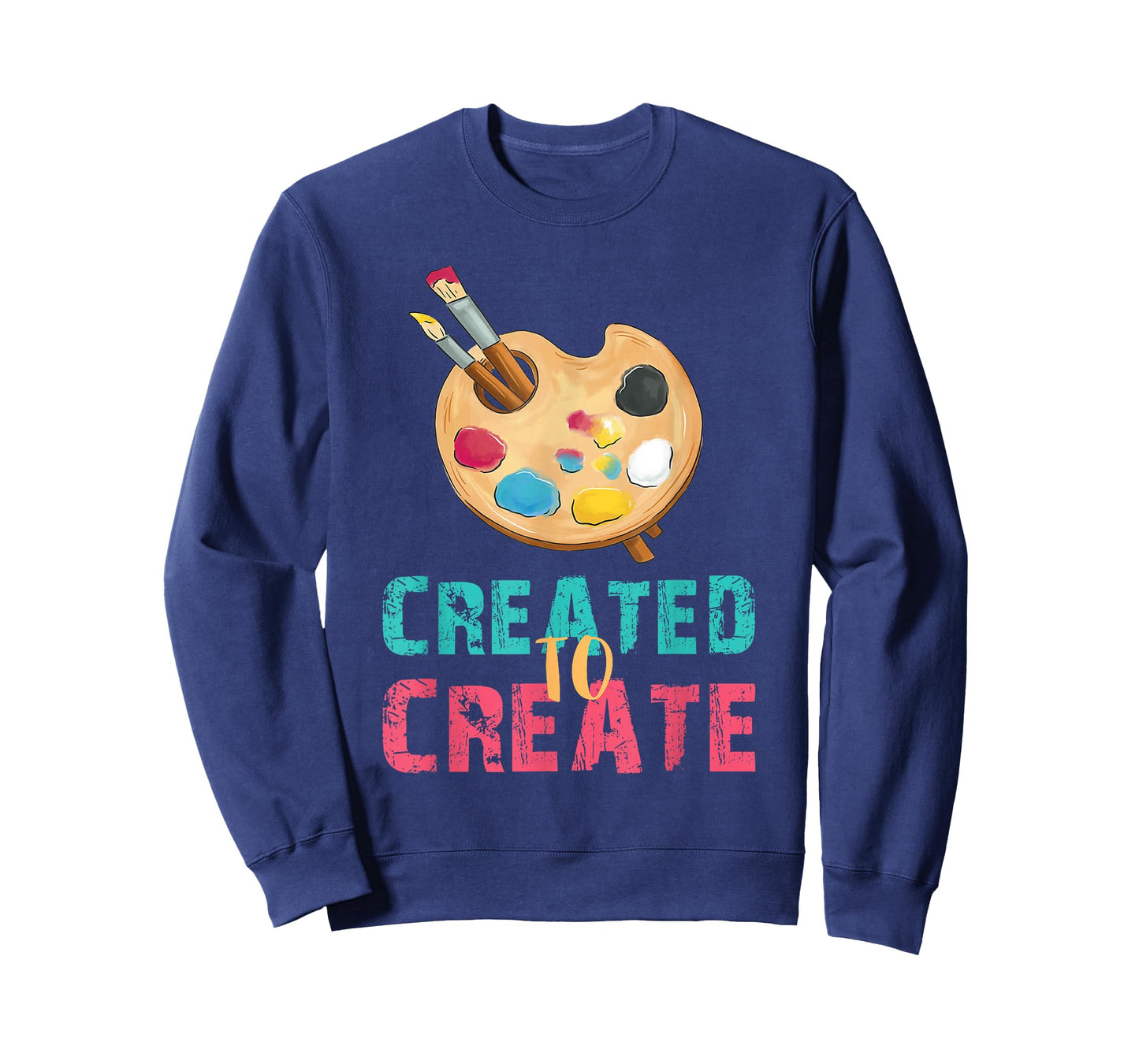 Art Teacher Created Art Palette Brush Artist Art Student T-Shirt