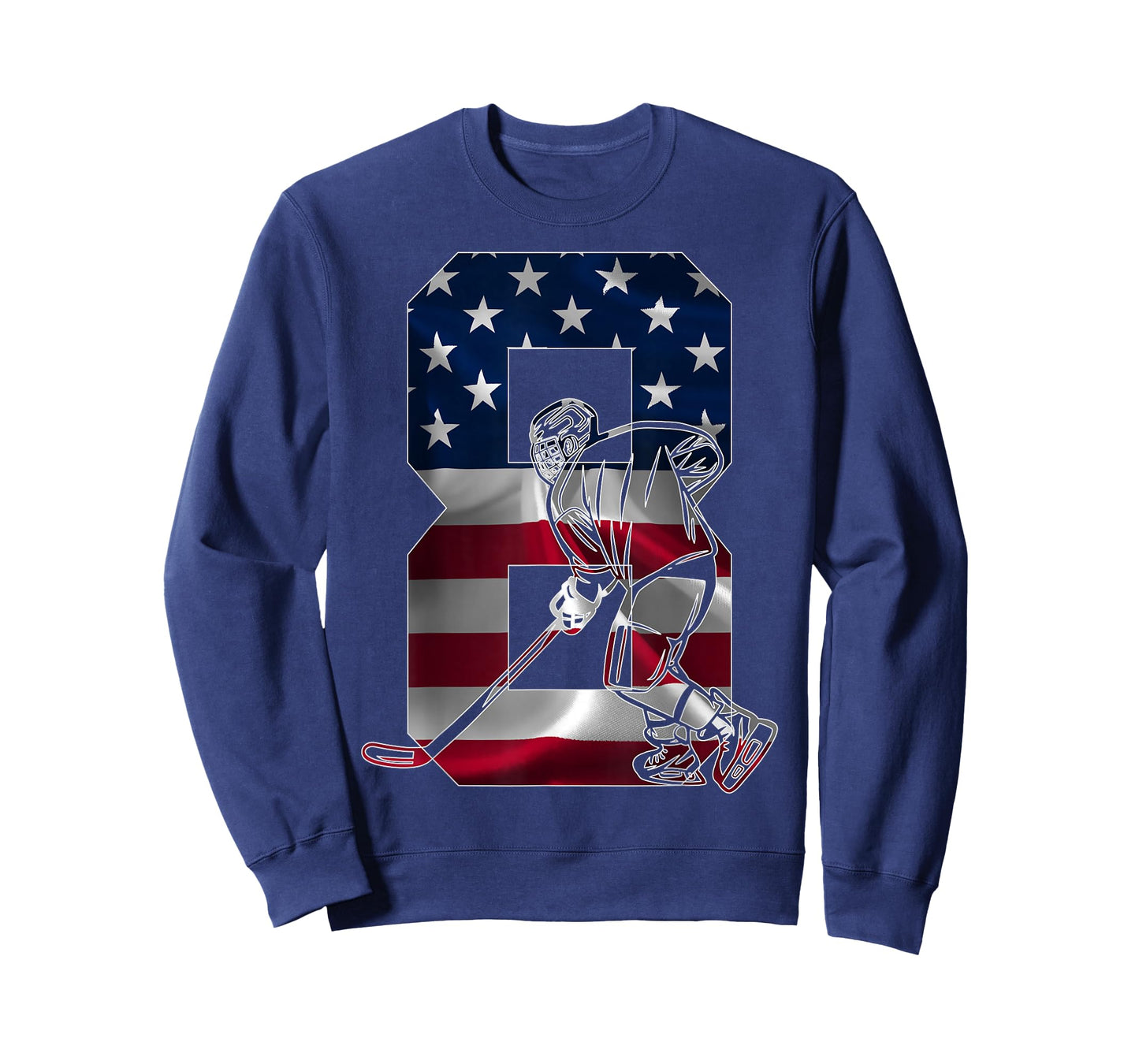 NUMBER 8 YEARS ICE HOCKEY 8TH BIRTHDAY T-Shirt