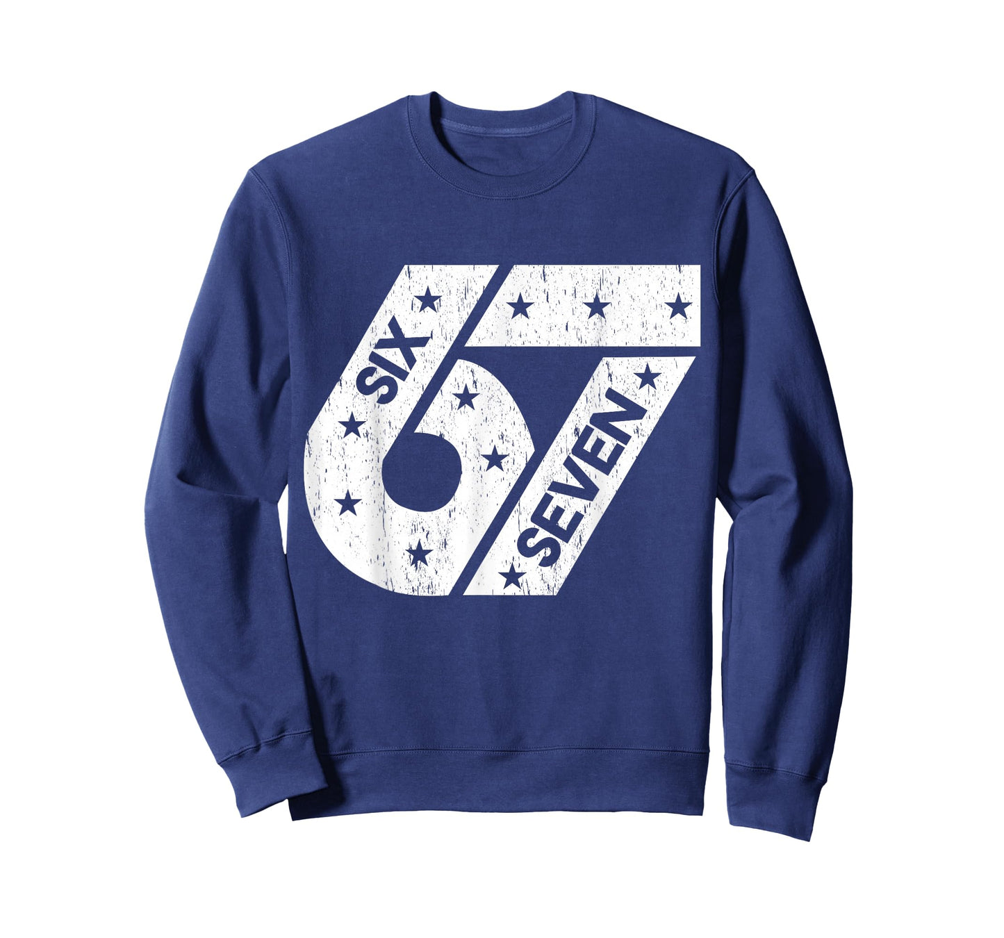 Funny Six Seven 6 7 Meme Gen Alpha Slang Costume Matching T-Shirt
