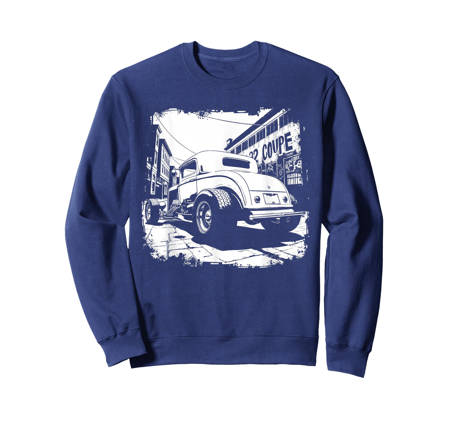 32 Deuce Coupe Silhouette 3 Window Deuce Coupe Hot Rod T-Shirt