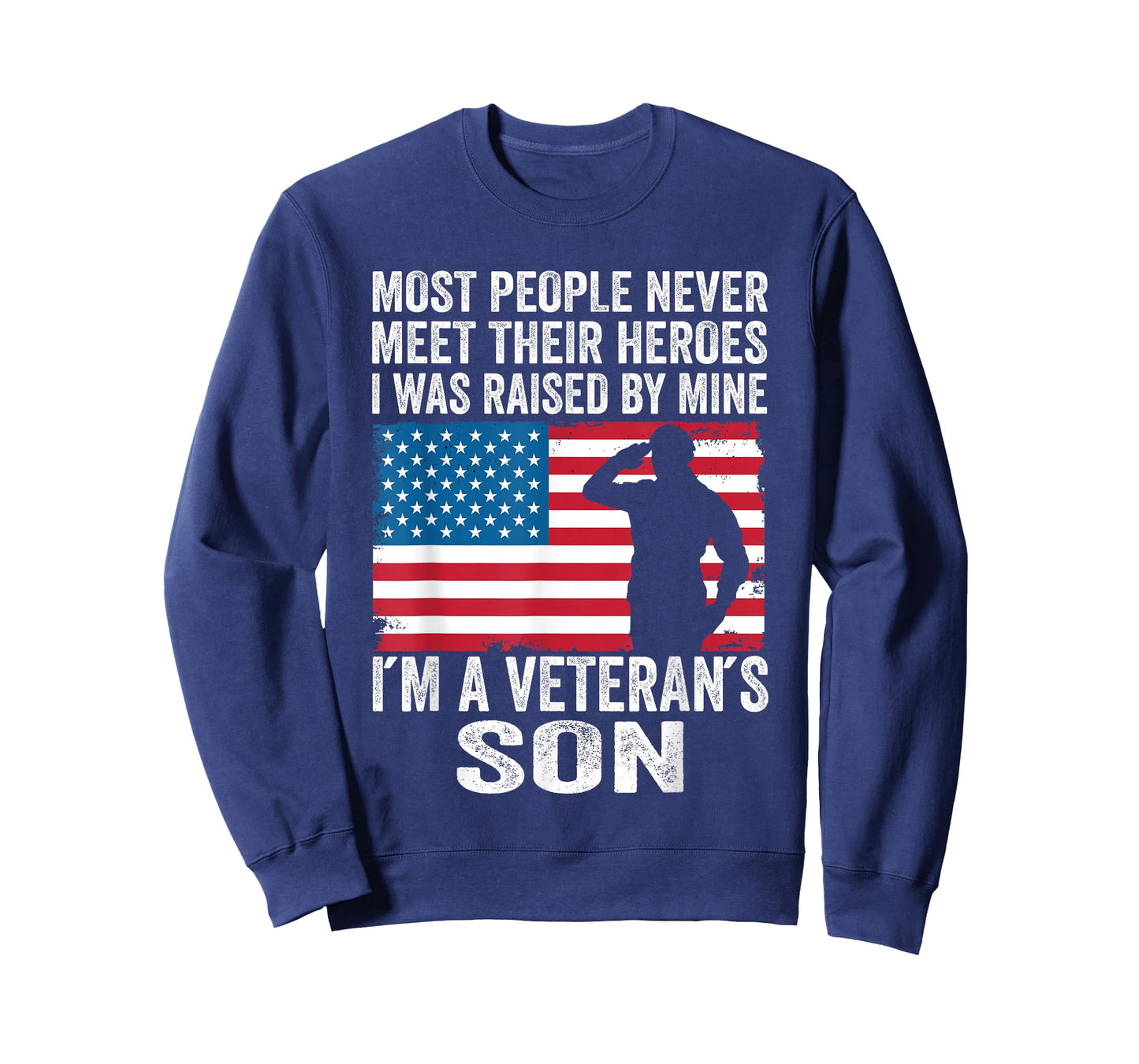 American Proud Veteran Son Veterans Day Memorial Day T-Shirt