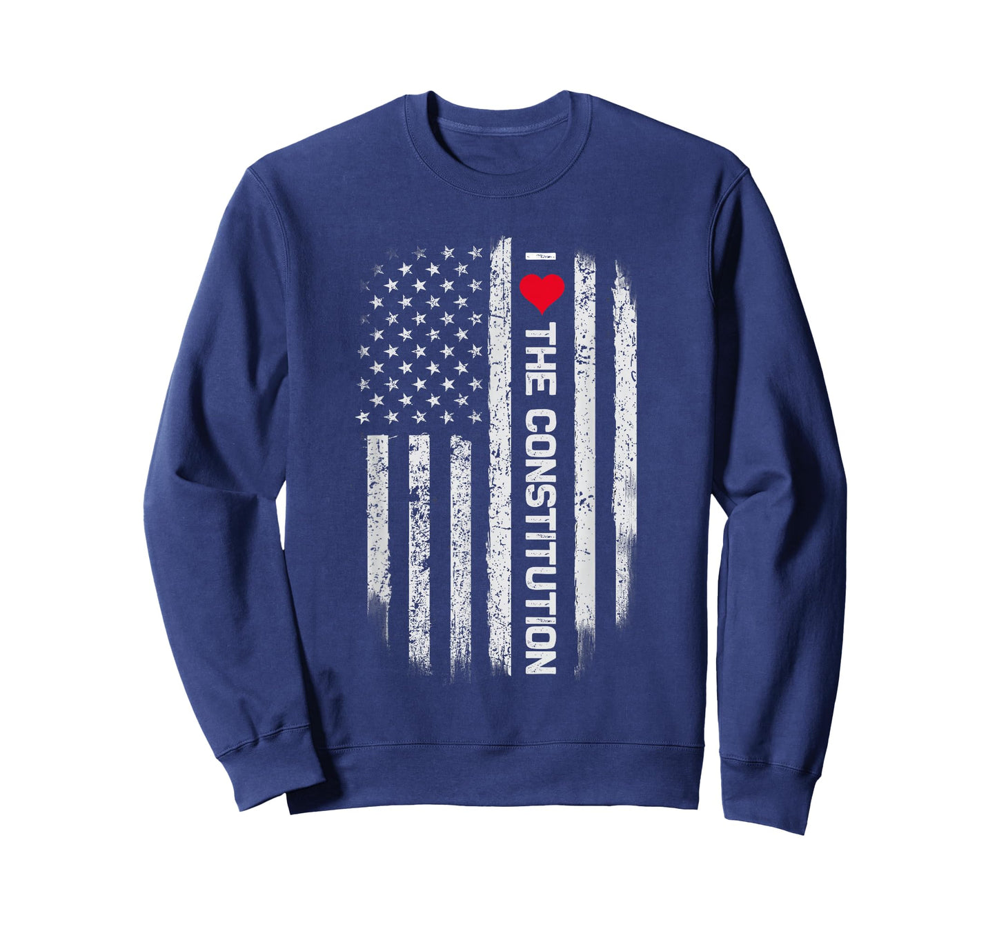 Red Heart USA Flag I love the Constitution T-Shirt